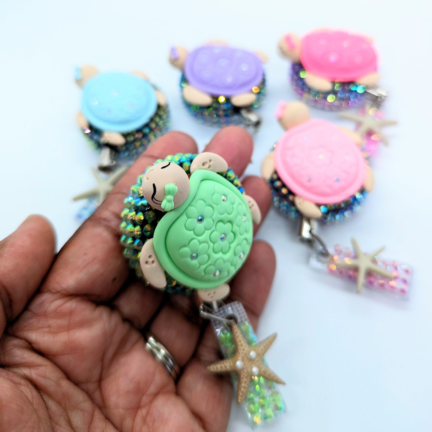 Sea Turtle Badge Reel