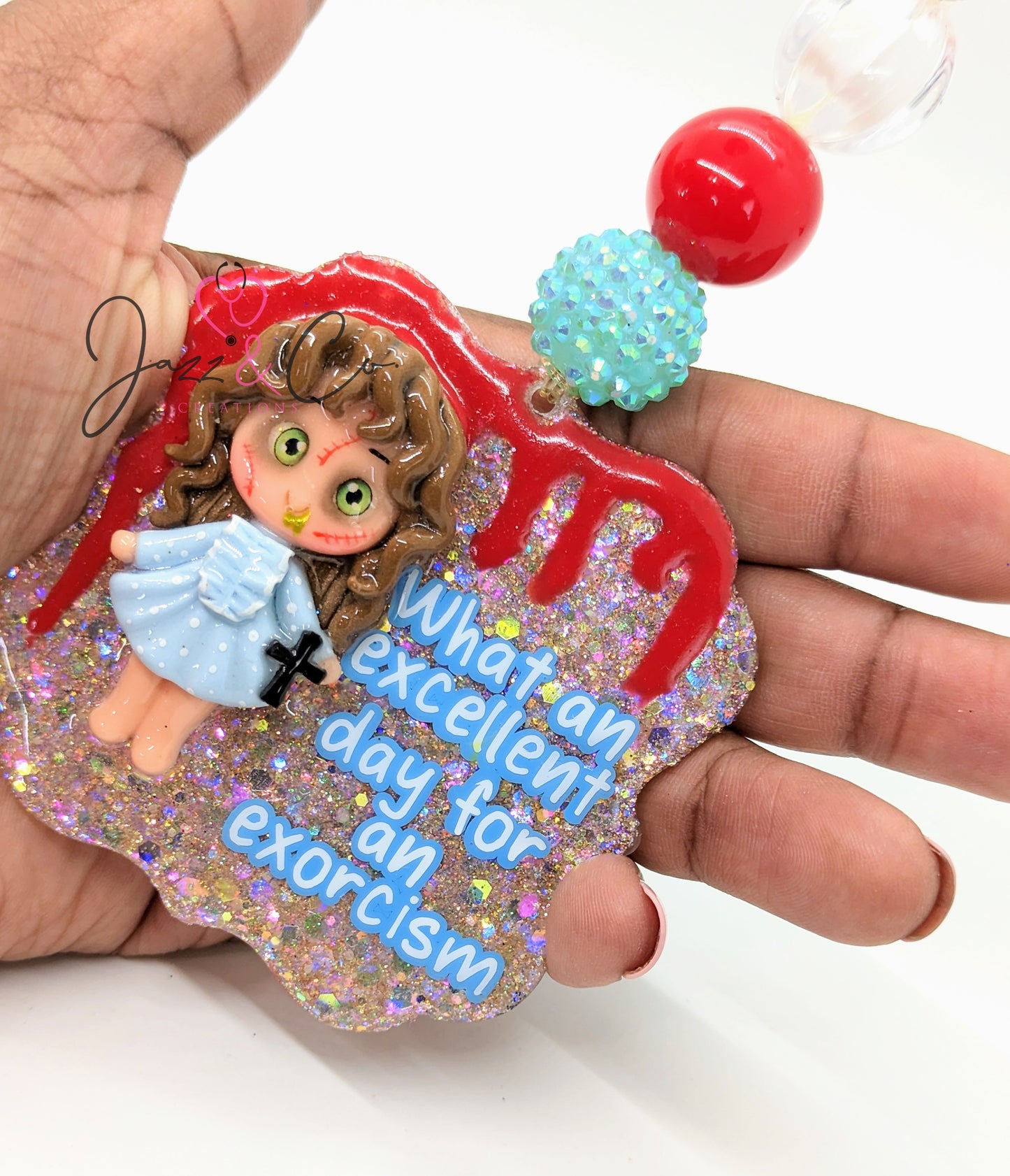 Exorcism Horror Key Chain