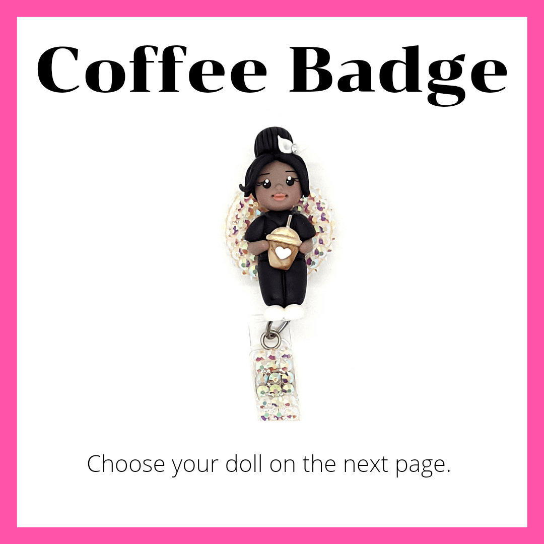 Nurse Coffee Cup Badge Reel – Jazz & Co. Creations