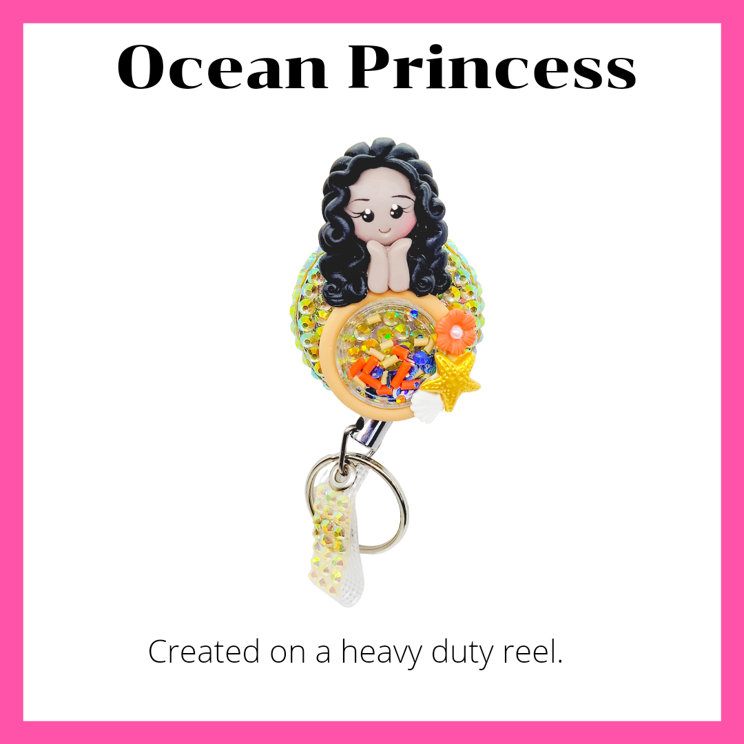 Ocean Princess Shaker Badge Reel – Jazz & Co. Creations