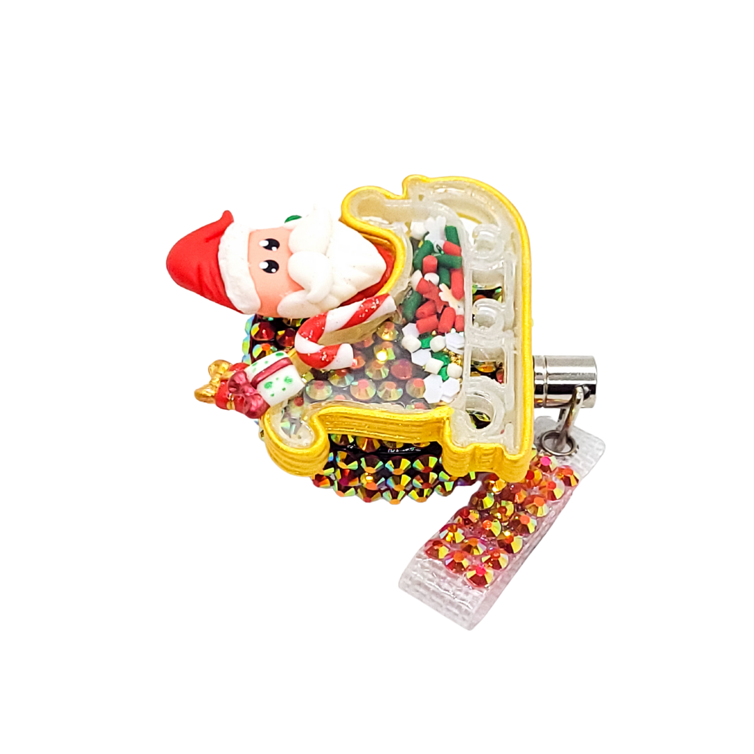 Santa Sleigh Badge Reel