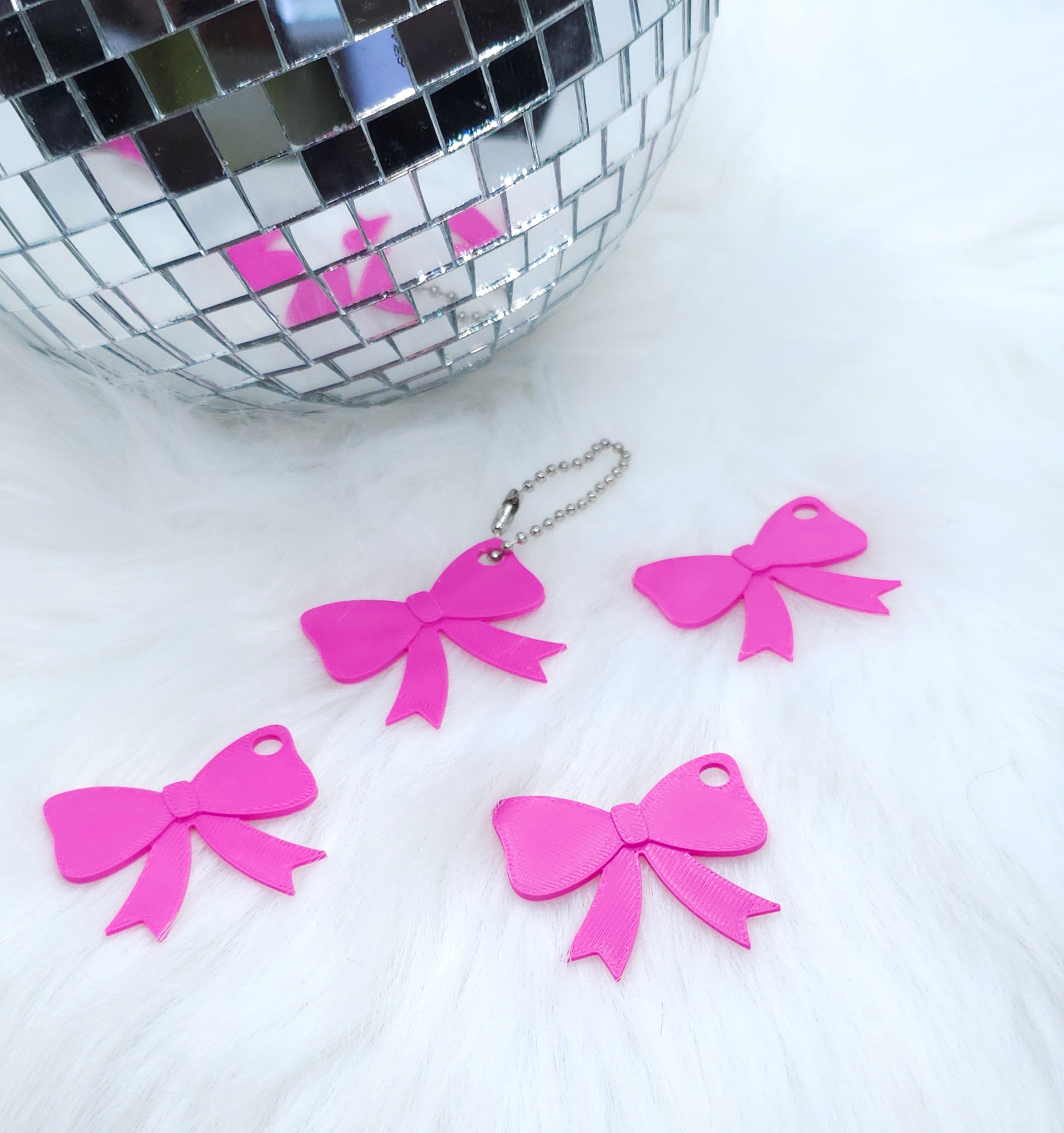 Coquette Bow Charm For Badge Reel