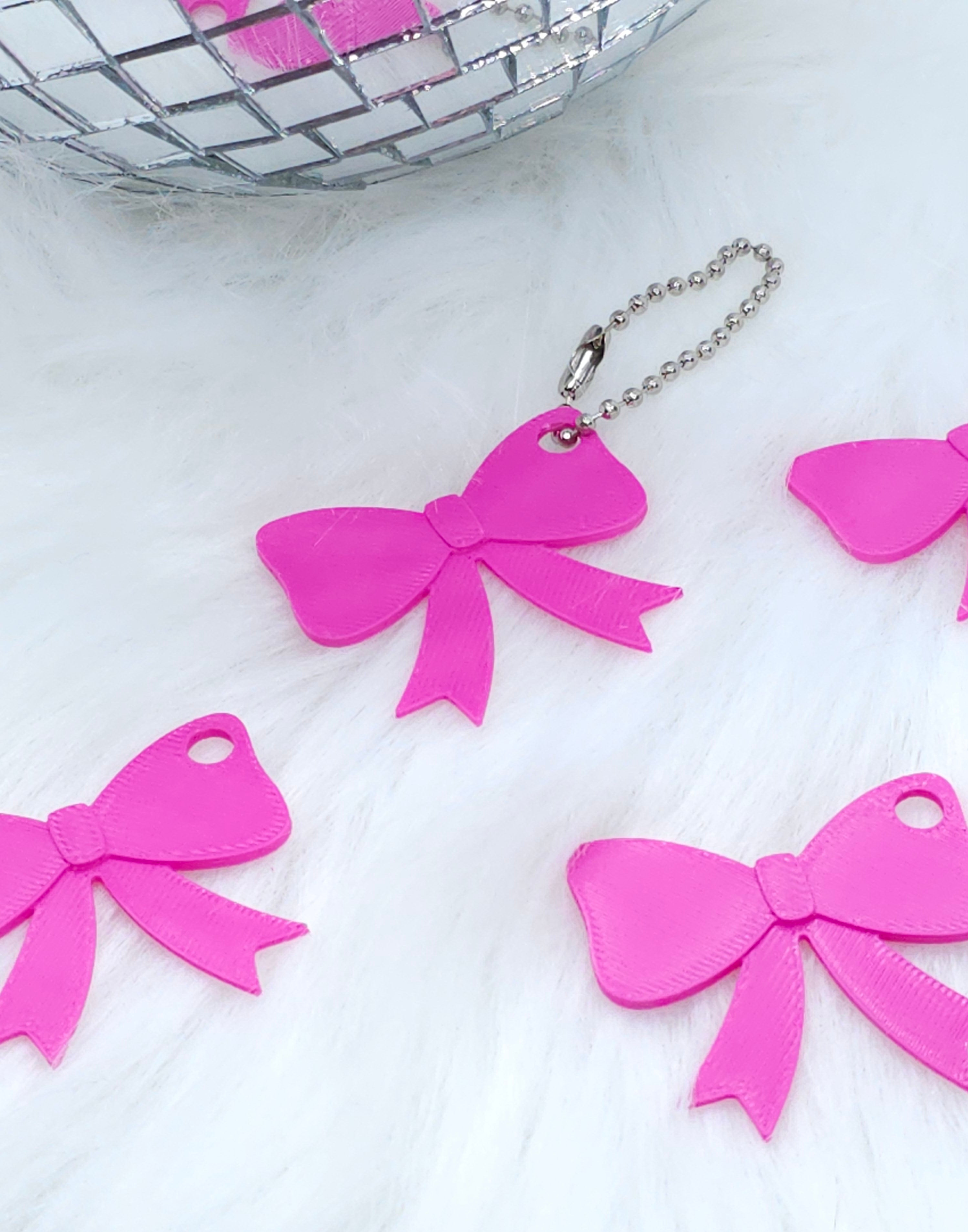 Coquette Bow Charm For Badge Reel