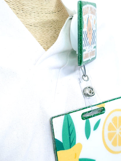 Vibes Badge Reel Set: Easy Peasy Lemon Squeezy