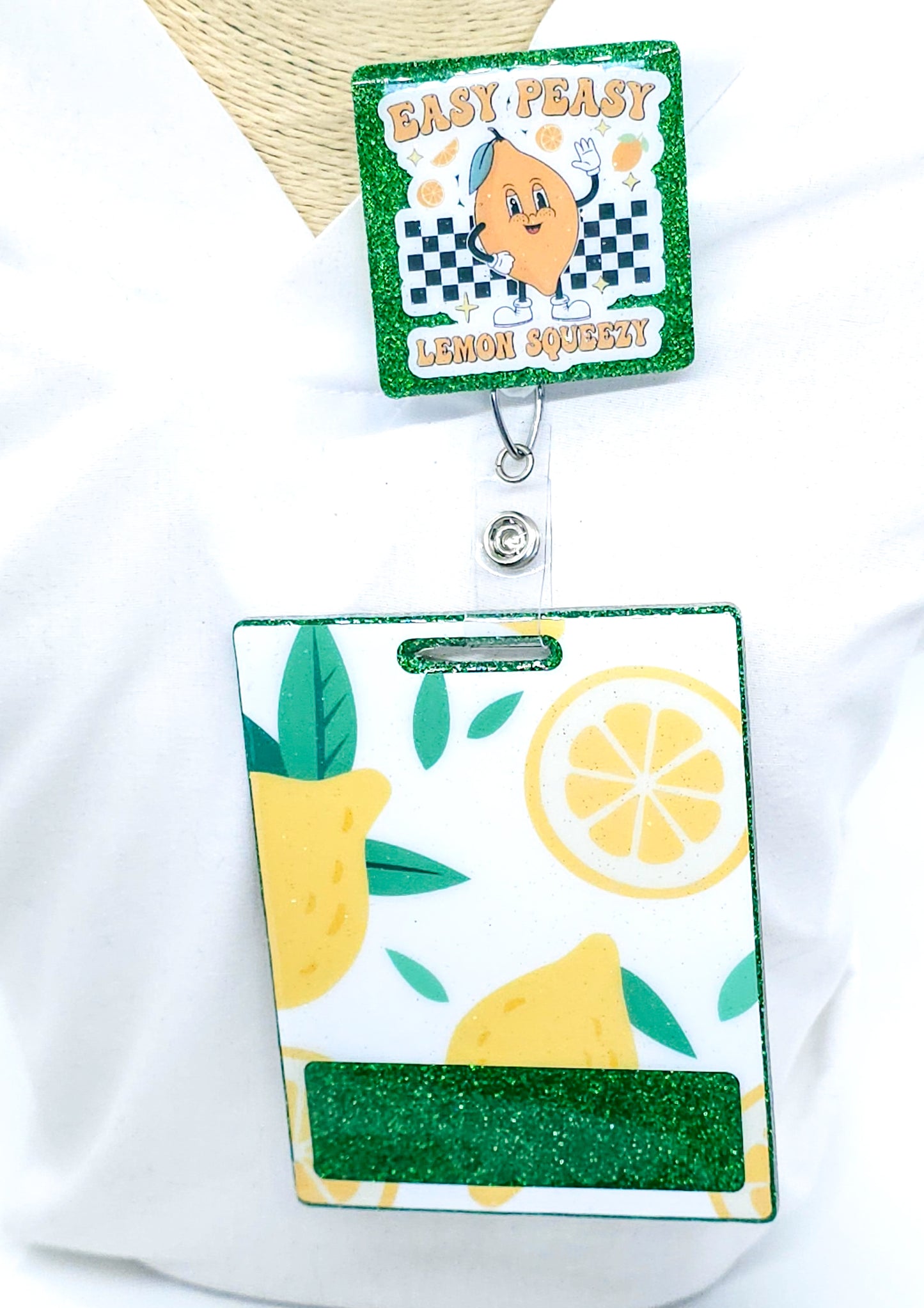 Vibes Badge Reel Set: Easy Peasy Lemon Squeezy