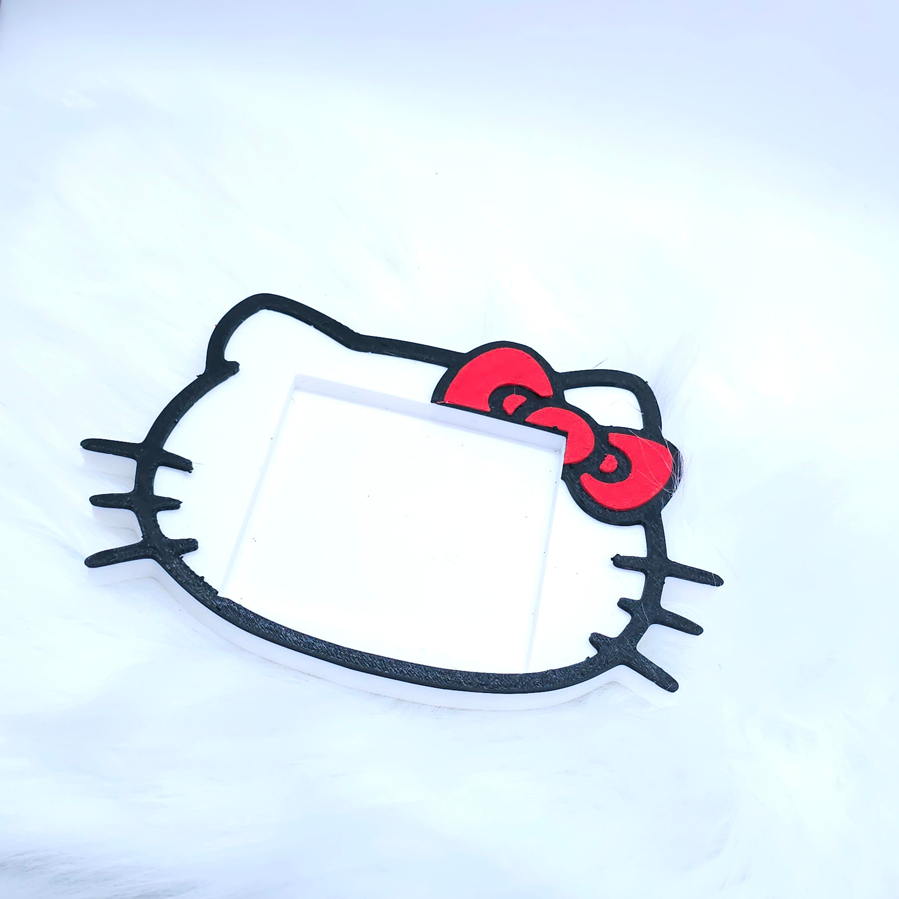 Kitty Sticky Notes Holder