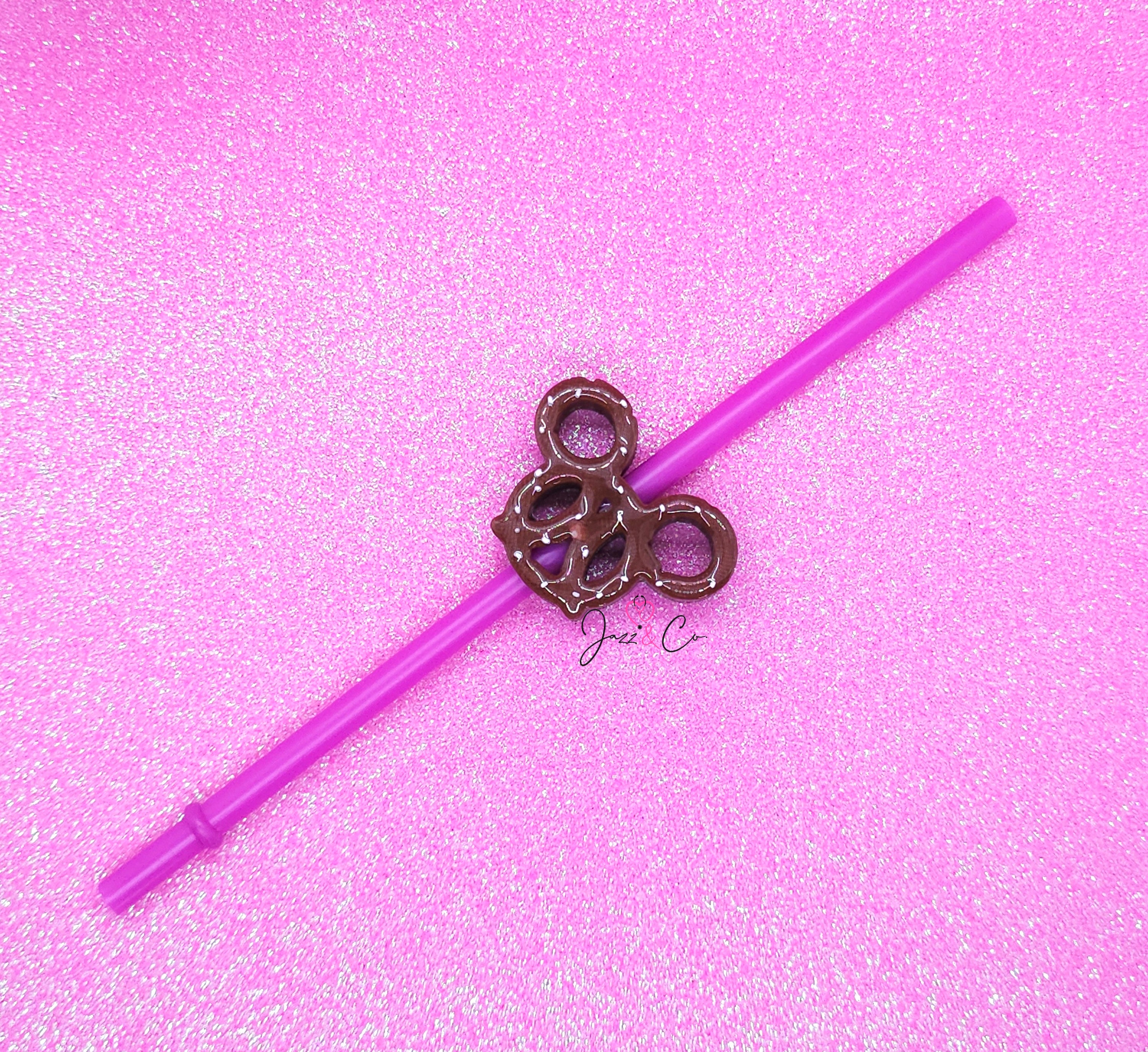 Pretzel Straw Topper