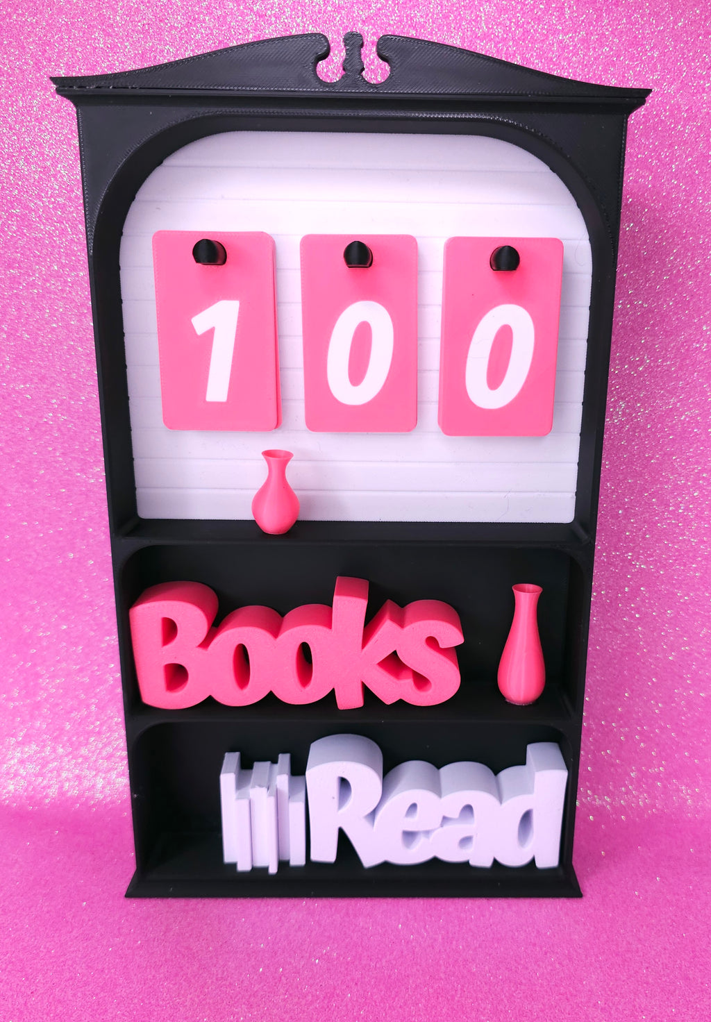 3D Printed Books Read Counter - Track Your Reading Goals