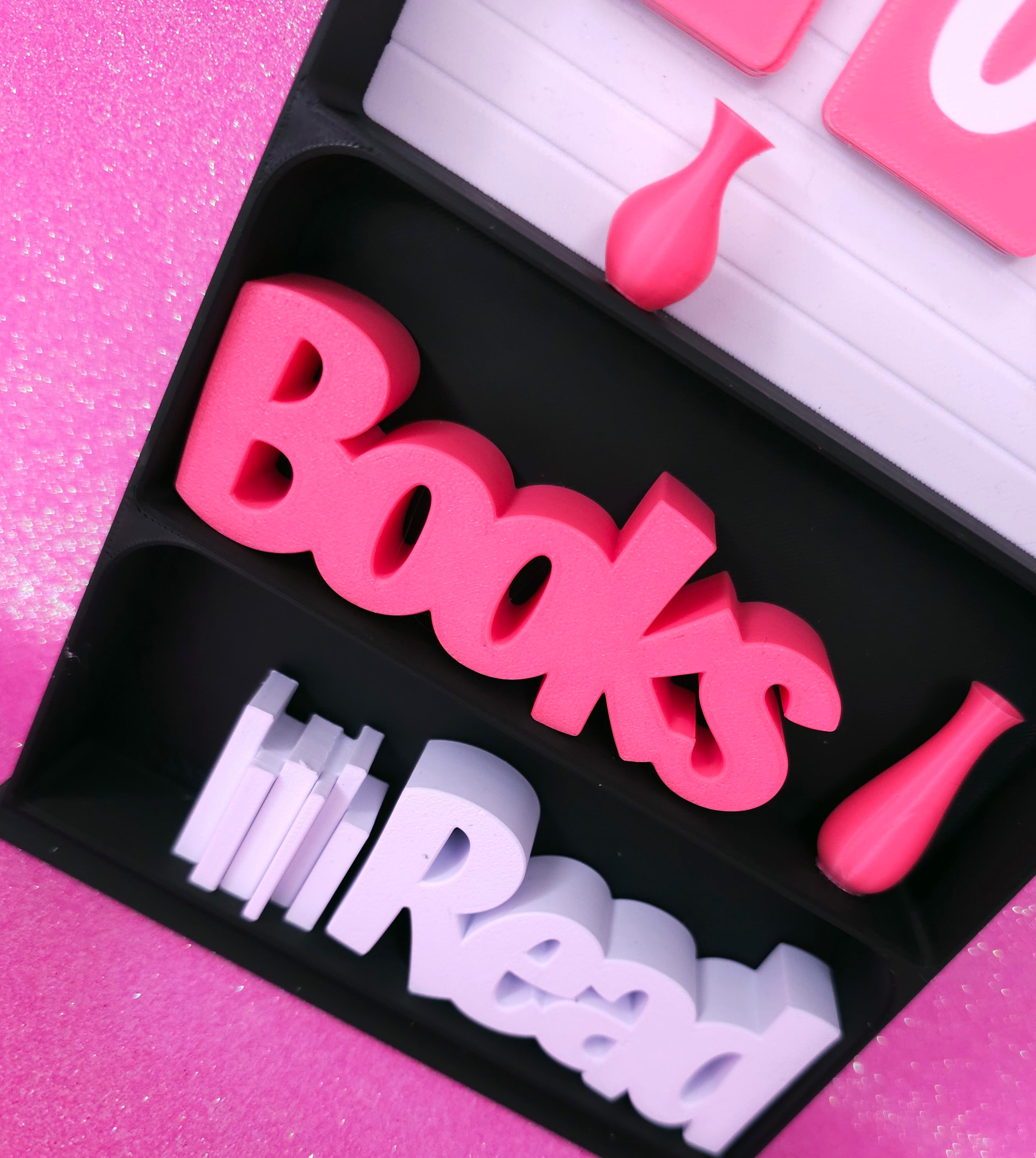 3D Printed Books Read Counter - Track Your Reading Goals