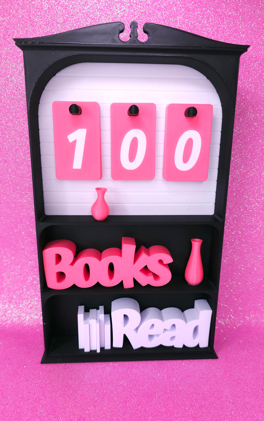 3D Printed Books Read Counter - Track Your Reading Goals