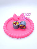 Mini Hot Pot Fidget Clicker Keychain