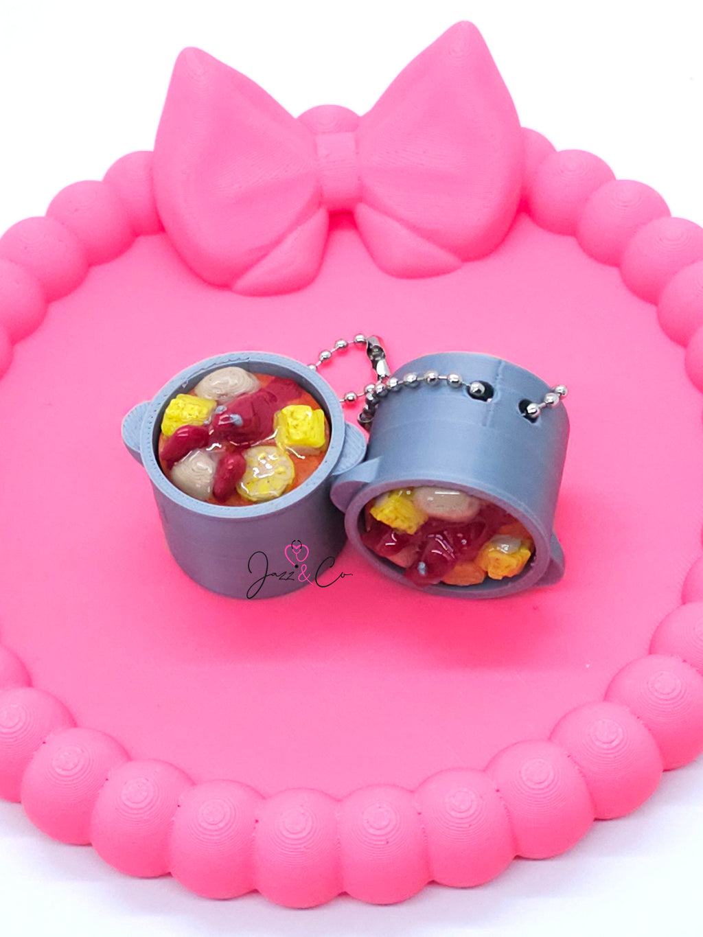 Mini Hot Pot Fidget Clicker Keychain