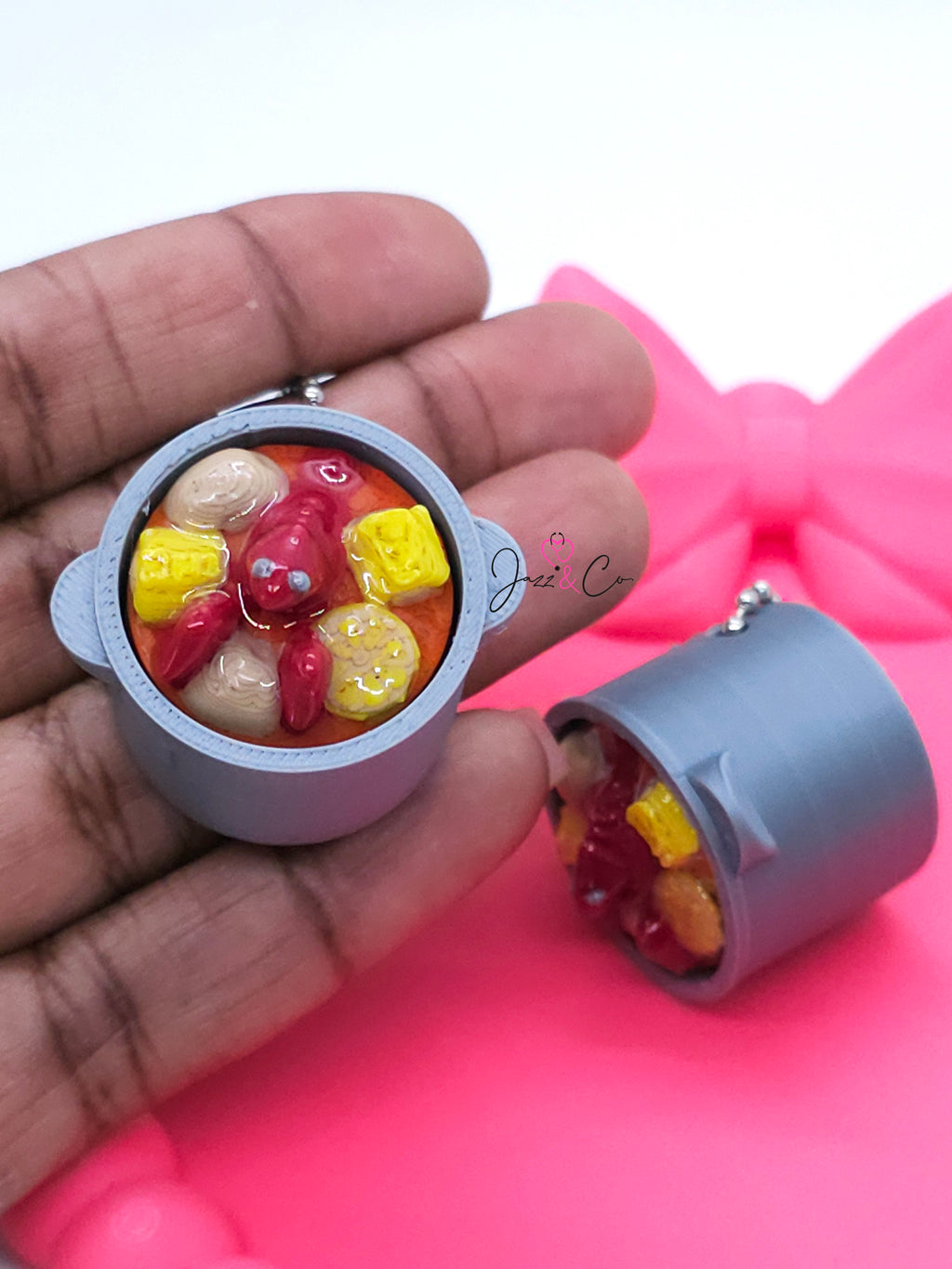 Mini Hot Pot Fidget Clicker Keychain