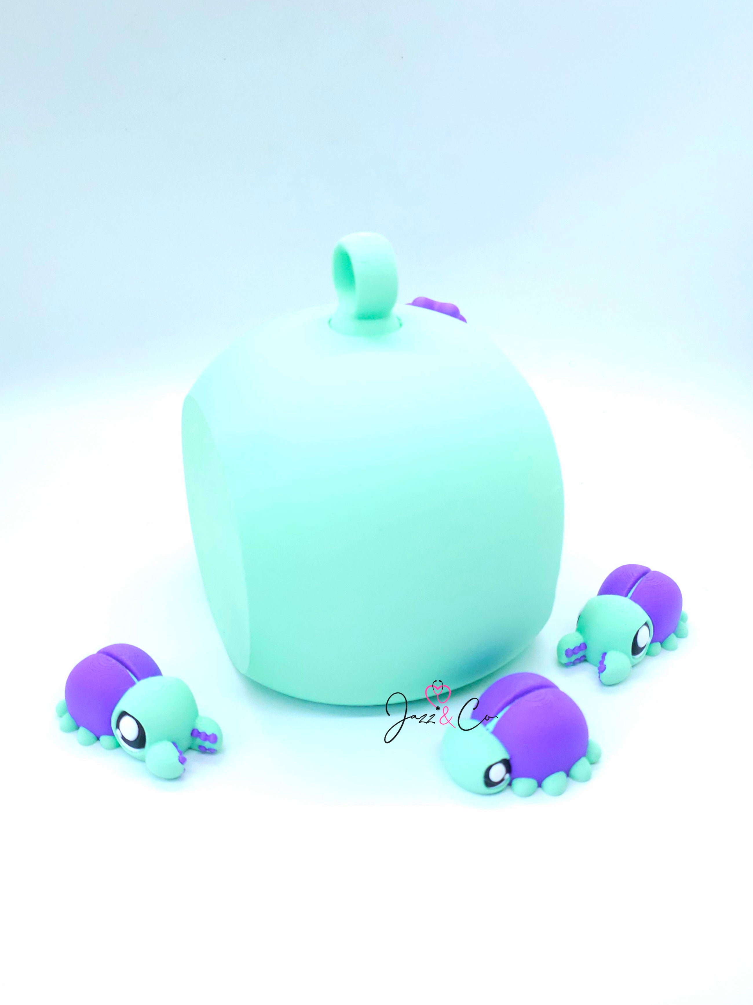 Beetle Terrarium Collectible Desk Toy & Figurine Set