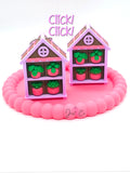 Greenhouse Succulent Fidget Clicker Keychain