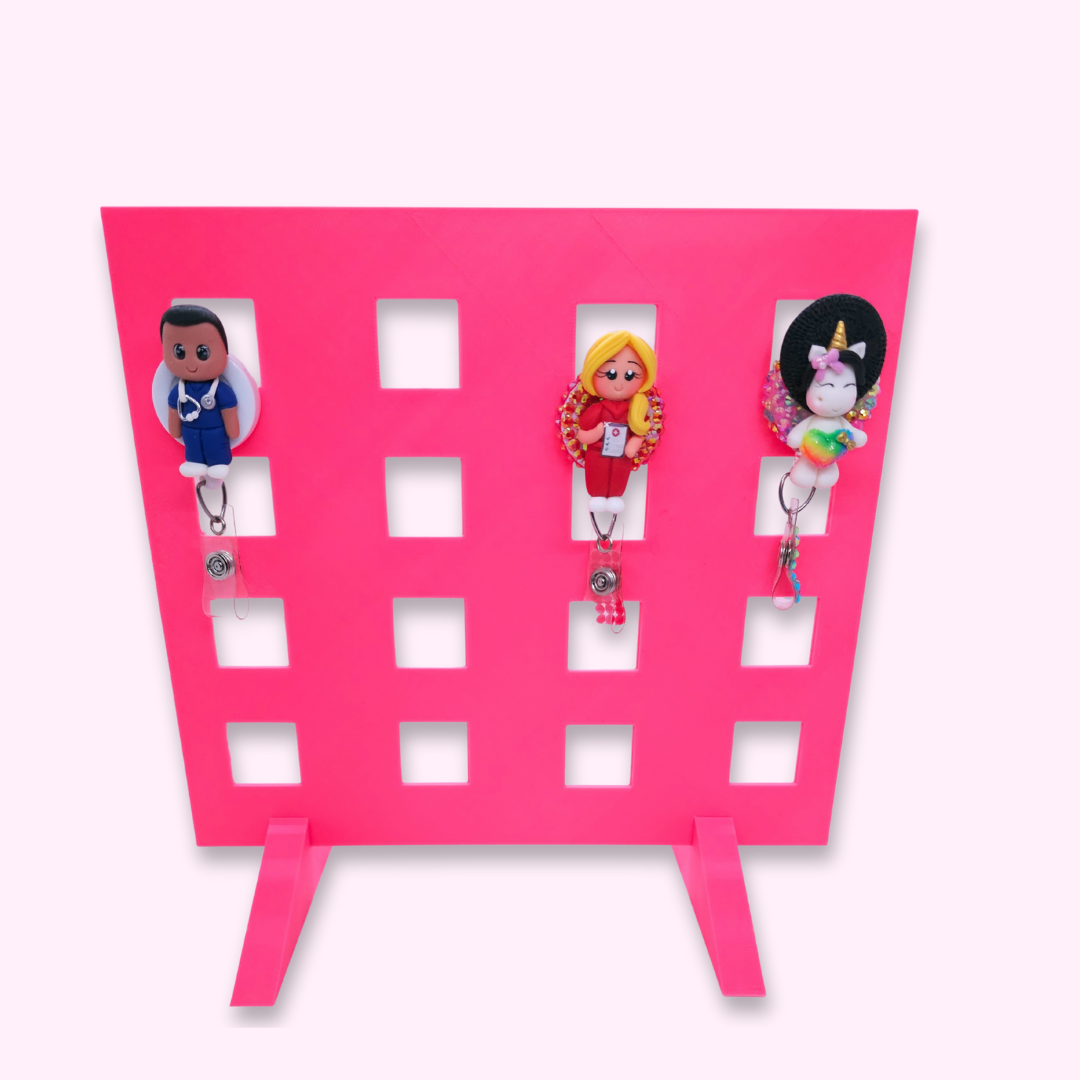 Badge Reel Display Holder - Organize & Showcase Your Nurse Badge Reel Collection