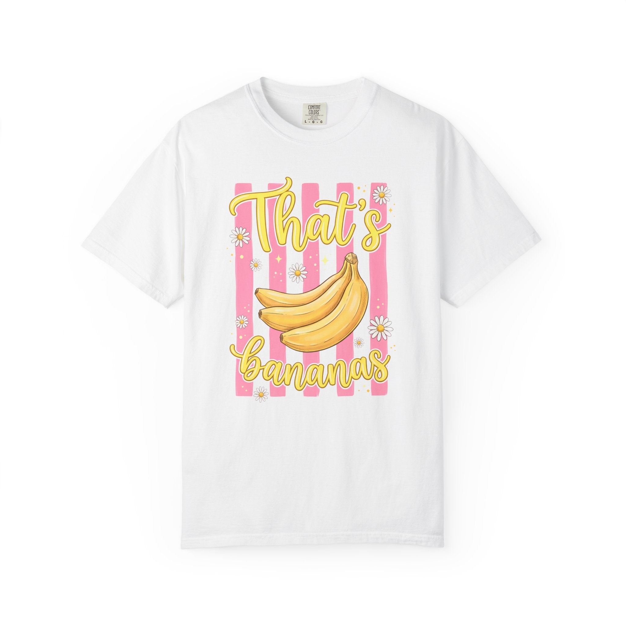 "That's Bananas" Garment-Dyed Tee | Comfort Colors | White