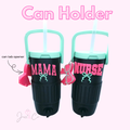 3D Printed Can Cooler with Tab Opener, Slim & Standard Can Holder