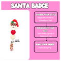 Santa Badge Reel