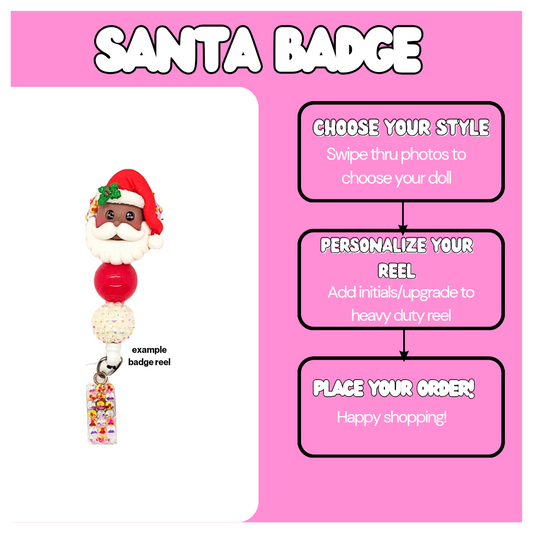 Santa Badge Reel