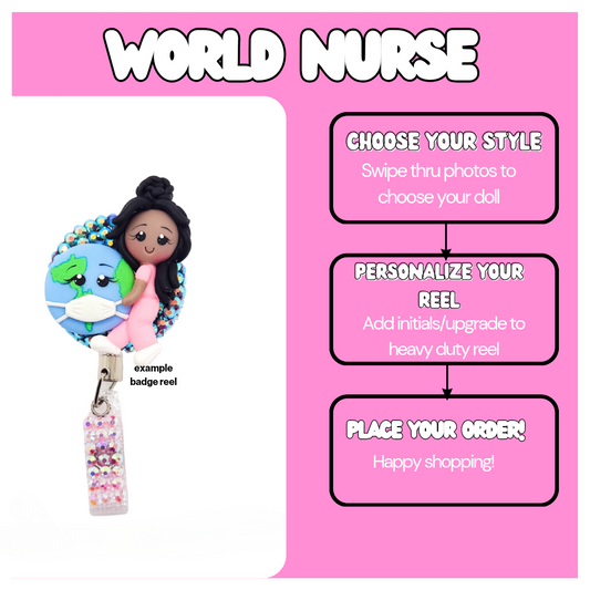 World Nurse Badge Reel