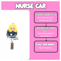 Nurse In Car Badge Reel, Heavy Duty Stainless Steel Nurse Badge Holder