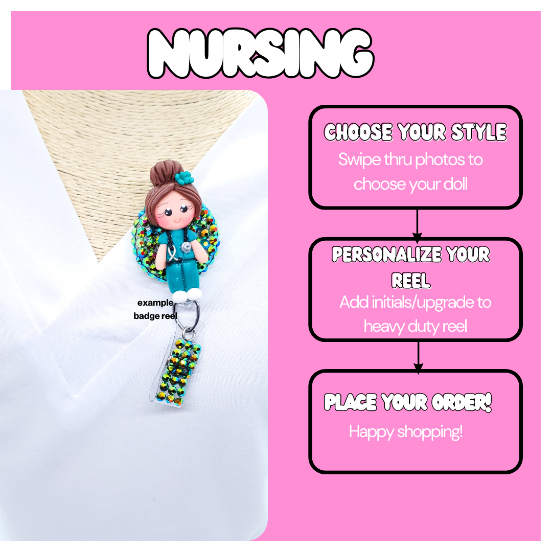 Nursing Badge Reel