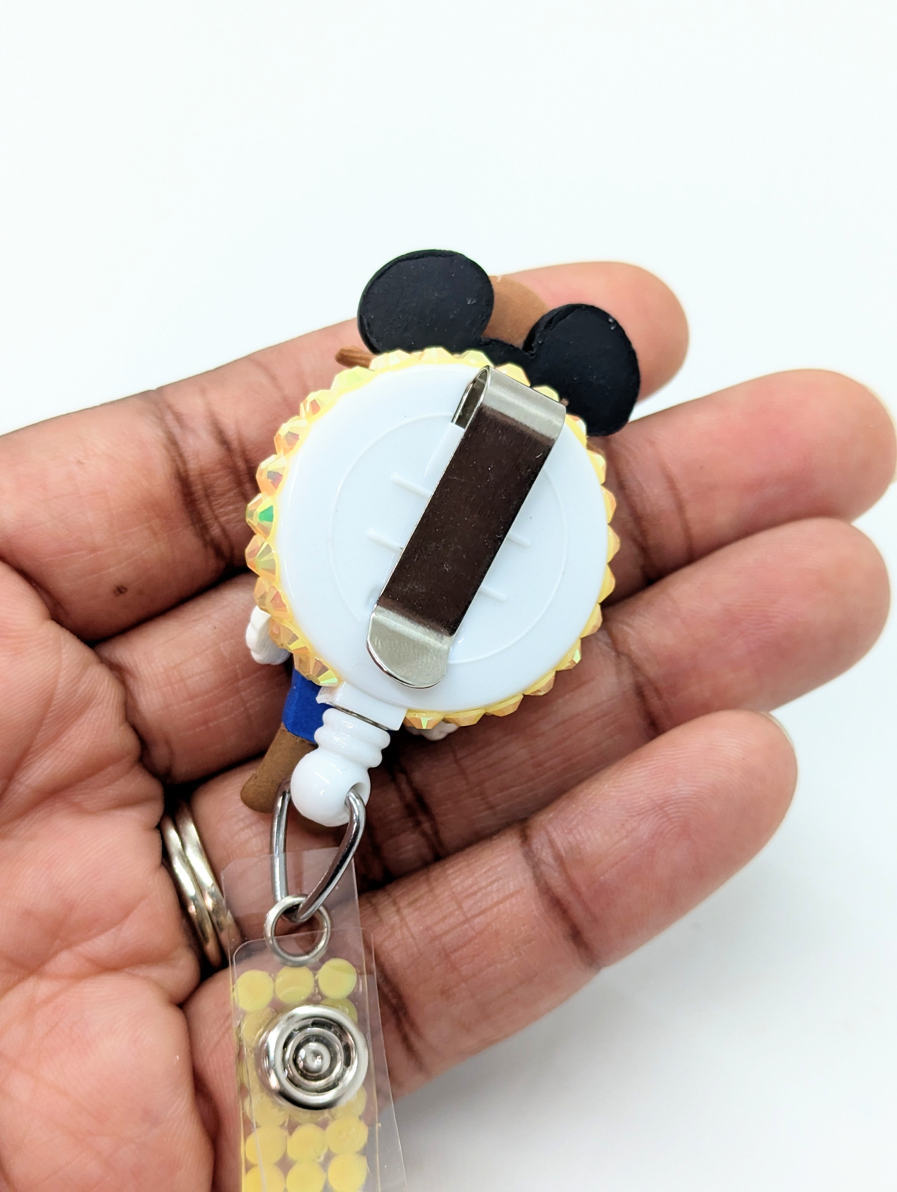Cowboy Mouse Badge Reel