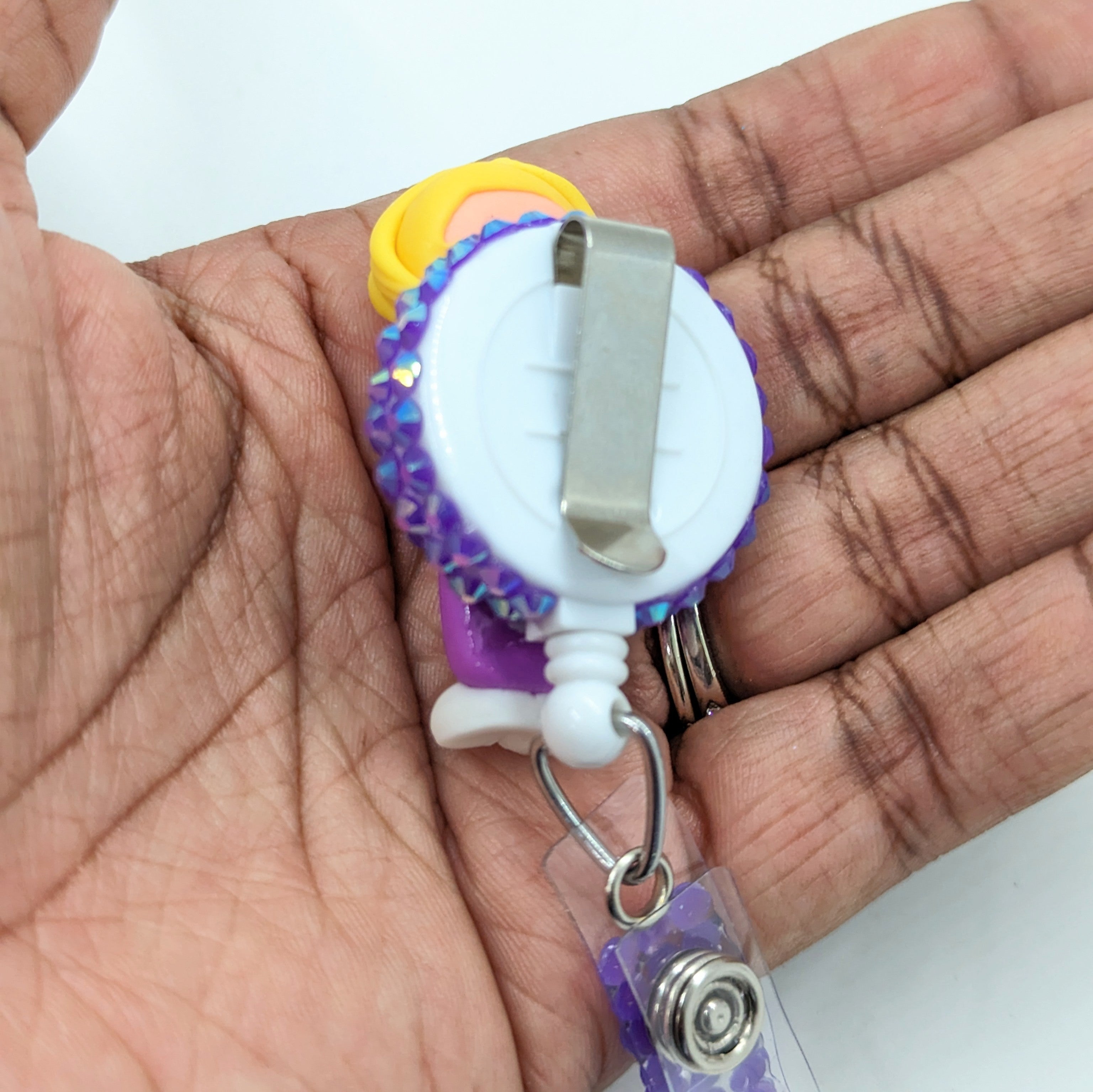 Nurse With Blood Drop Badge Reel