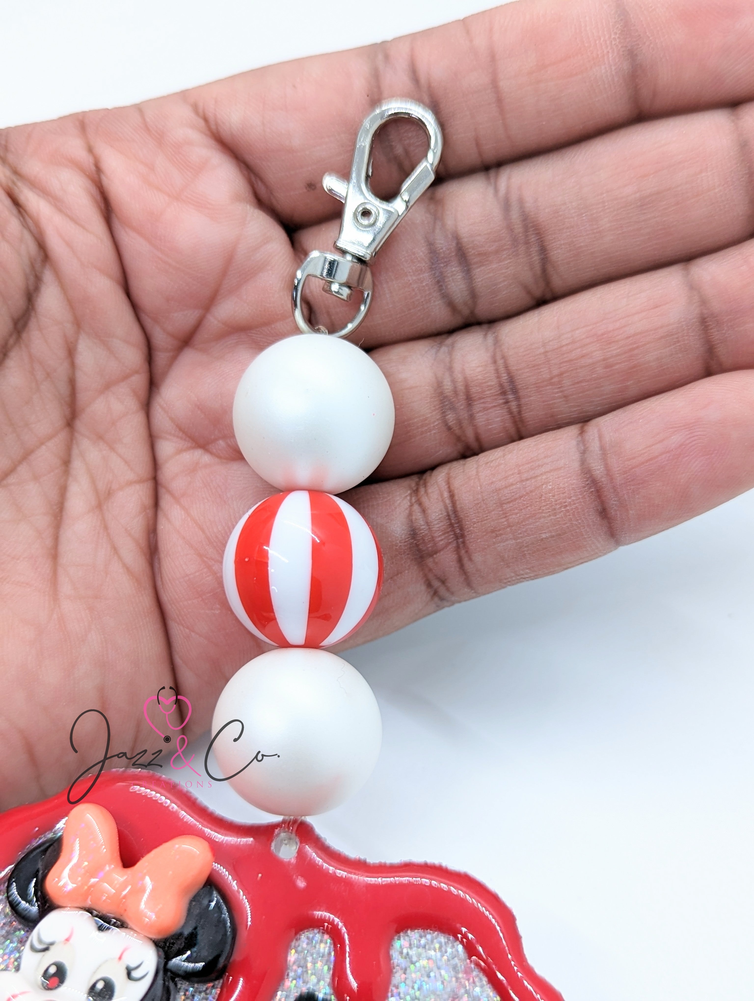 Clown Girl Horror Key Chain