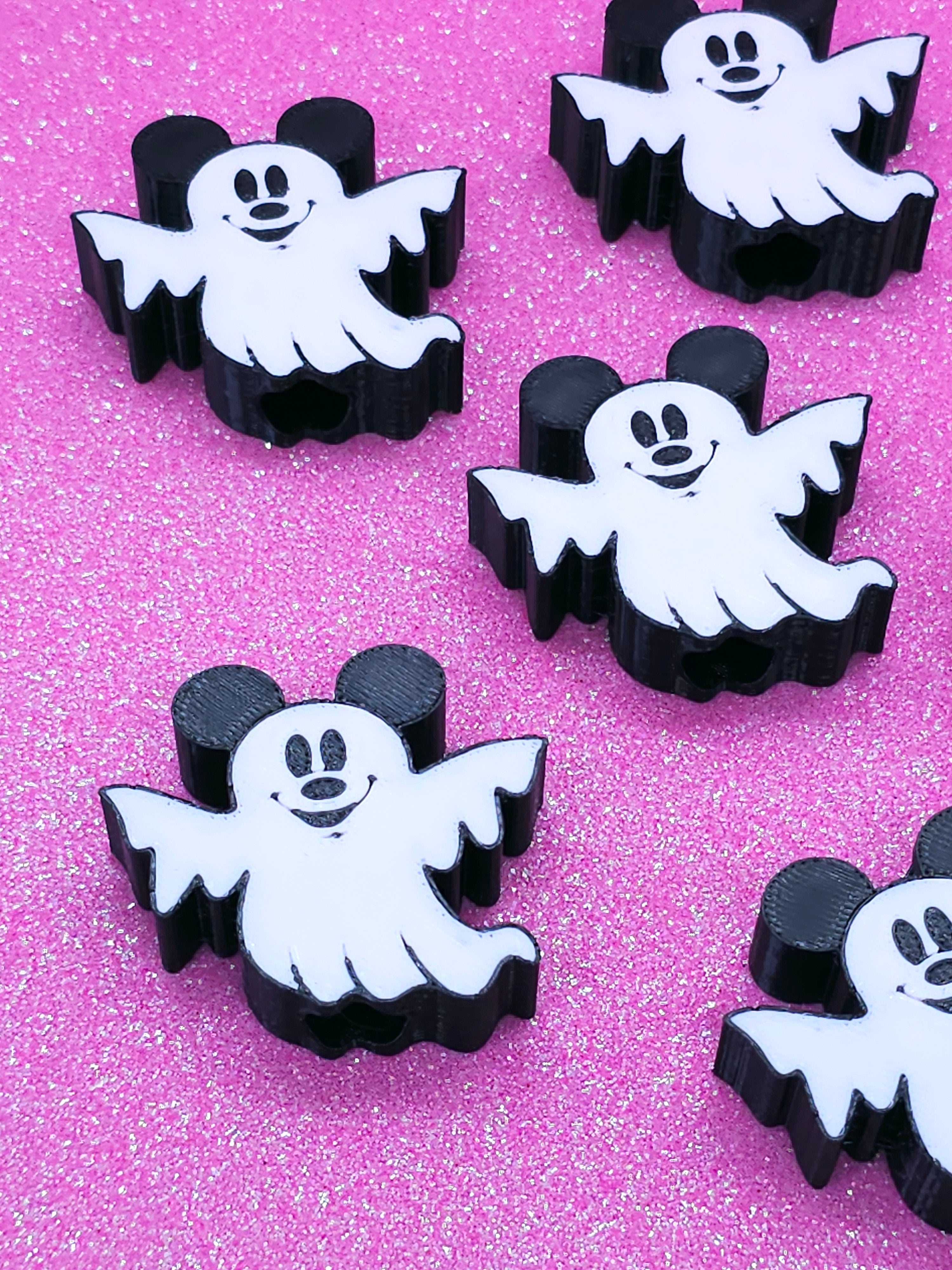 Mouse Ghost Straw Topper
