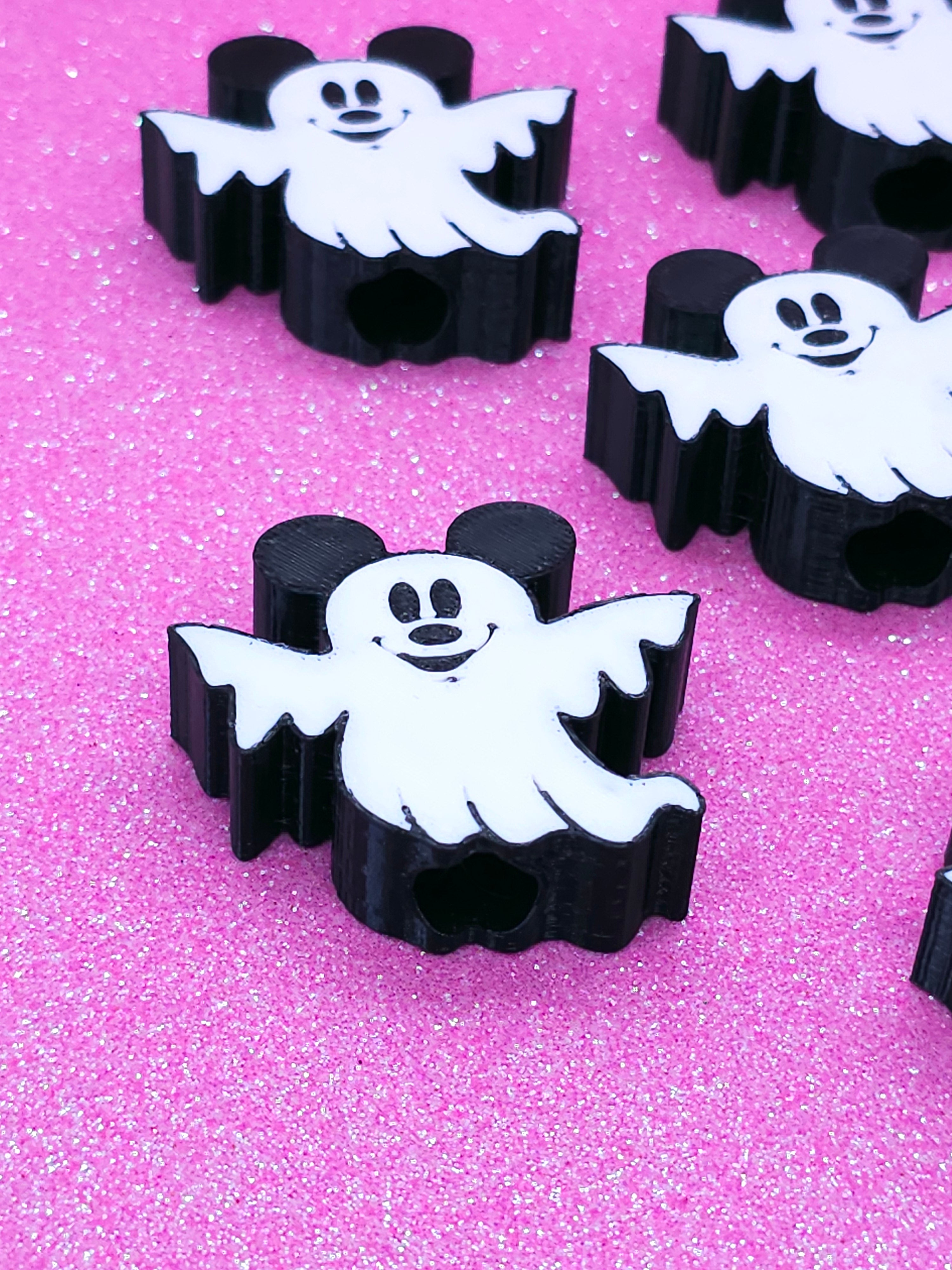 Mouse Ghost Straw Topper