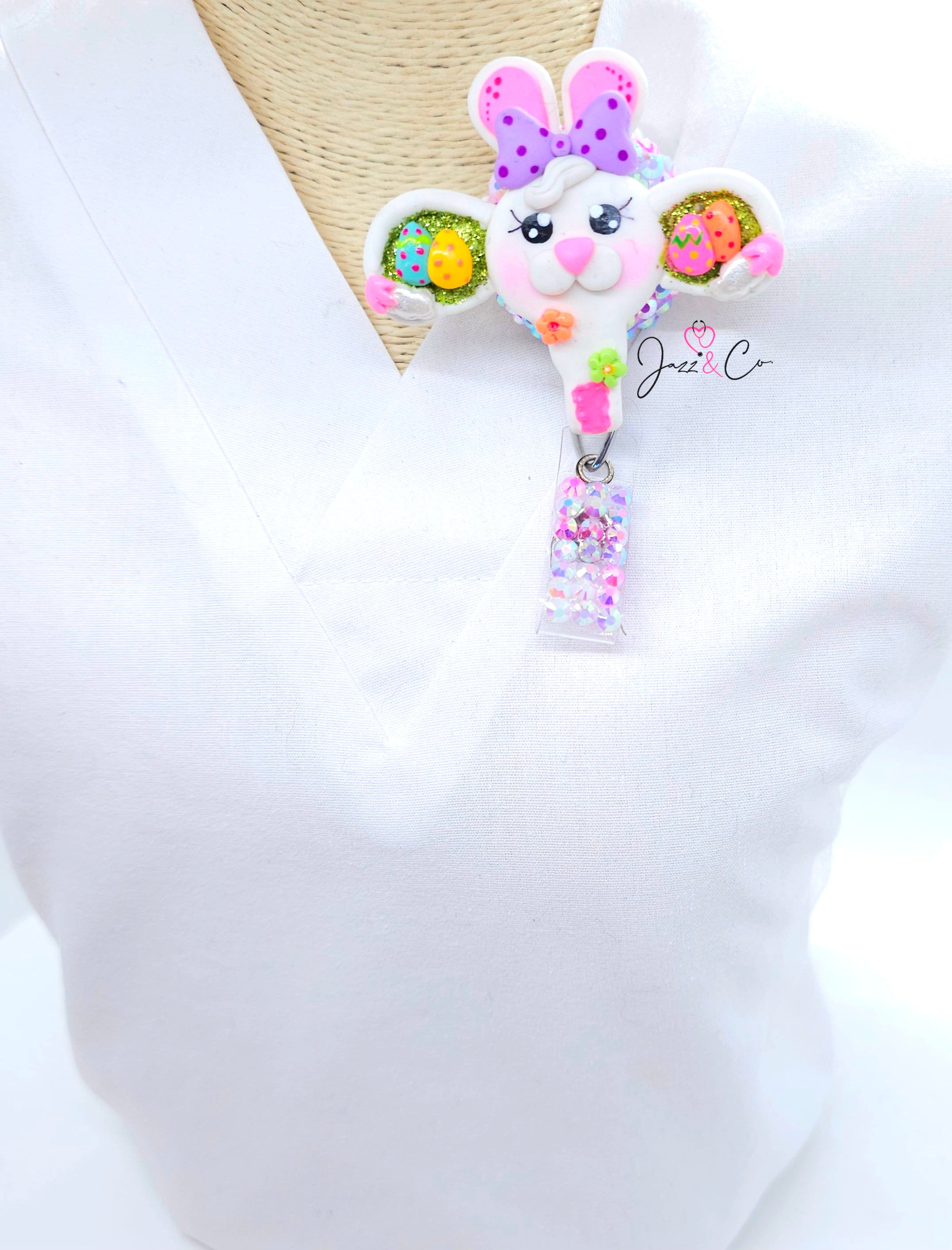 Bunny Uterus Badge Reel