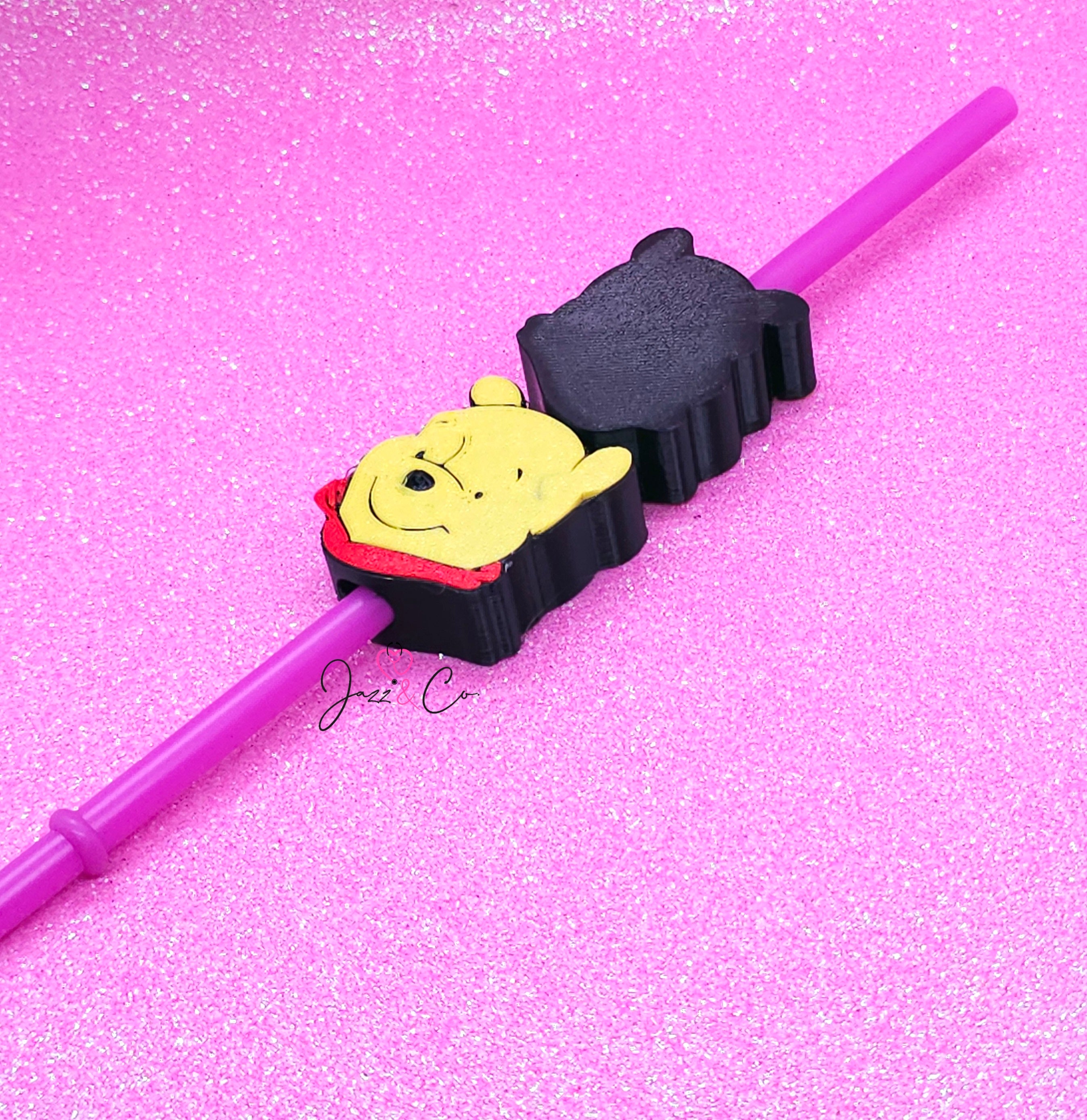 Honey Bear Straw Topper