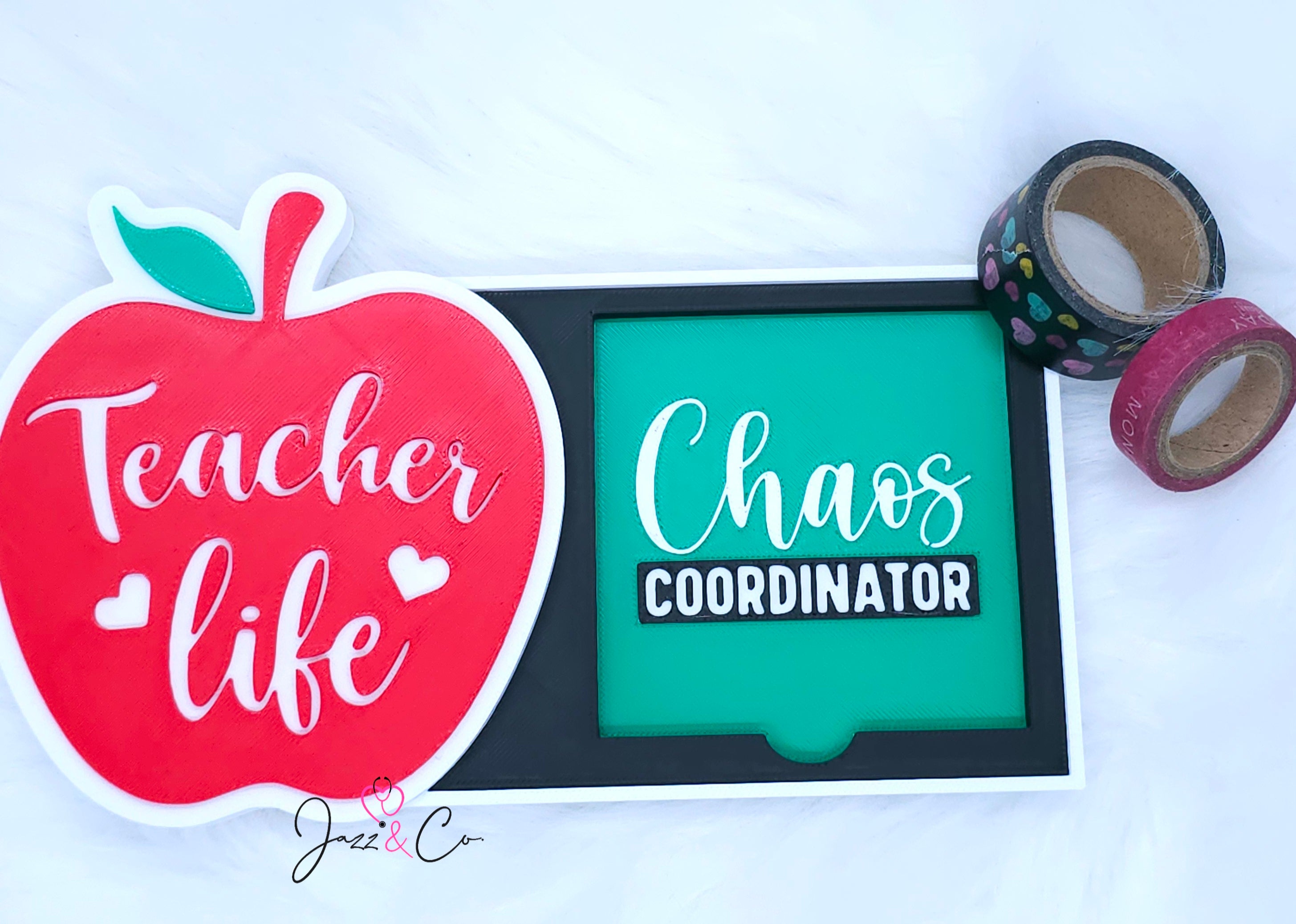 Teacher Sticky Note Holder