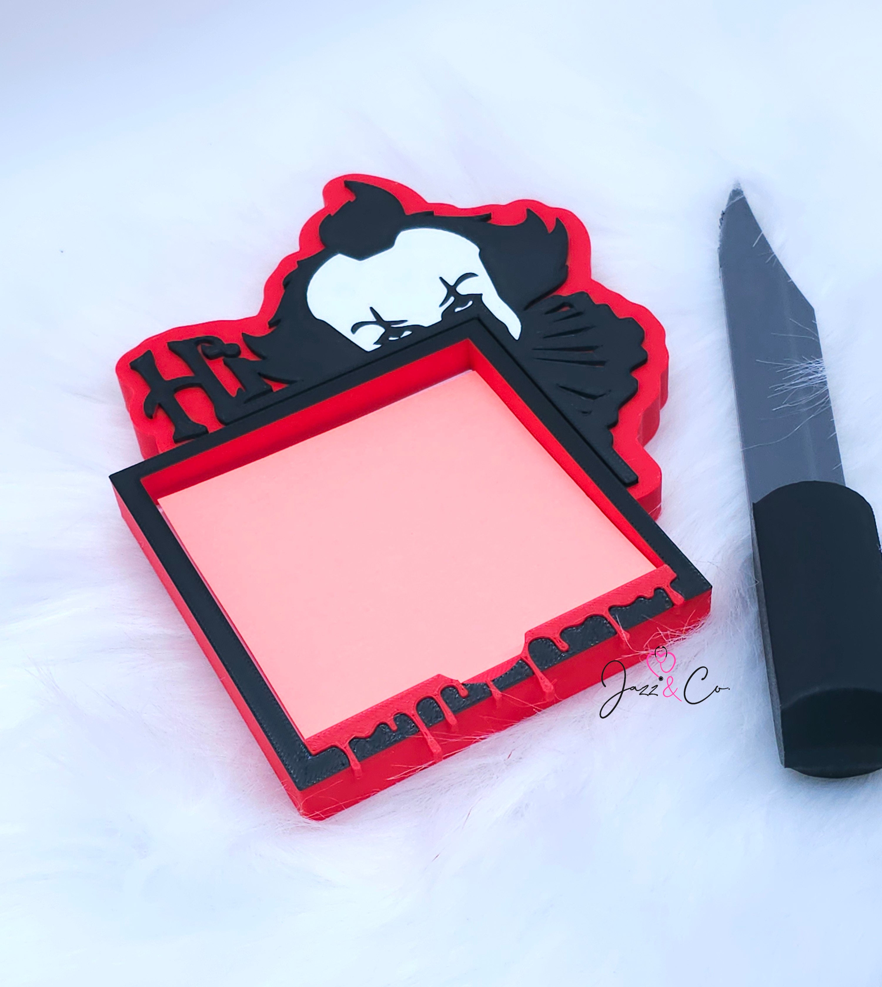 Scary Clown Sticky Note Holder