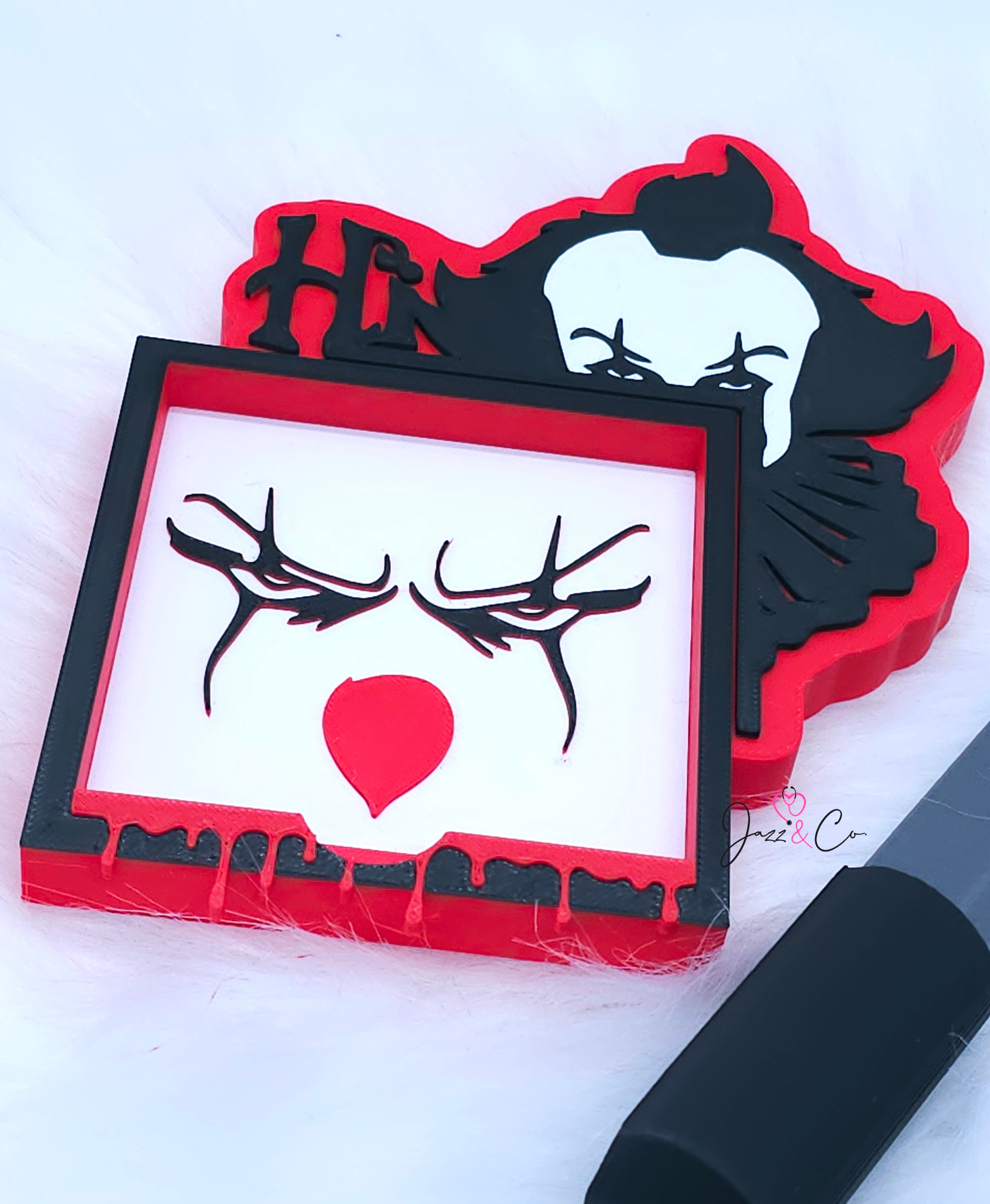 Scary Clown Sticky Note Holder