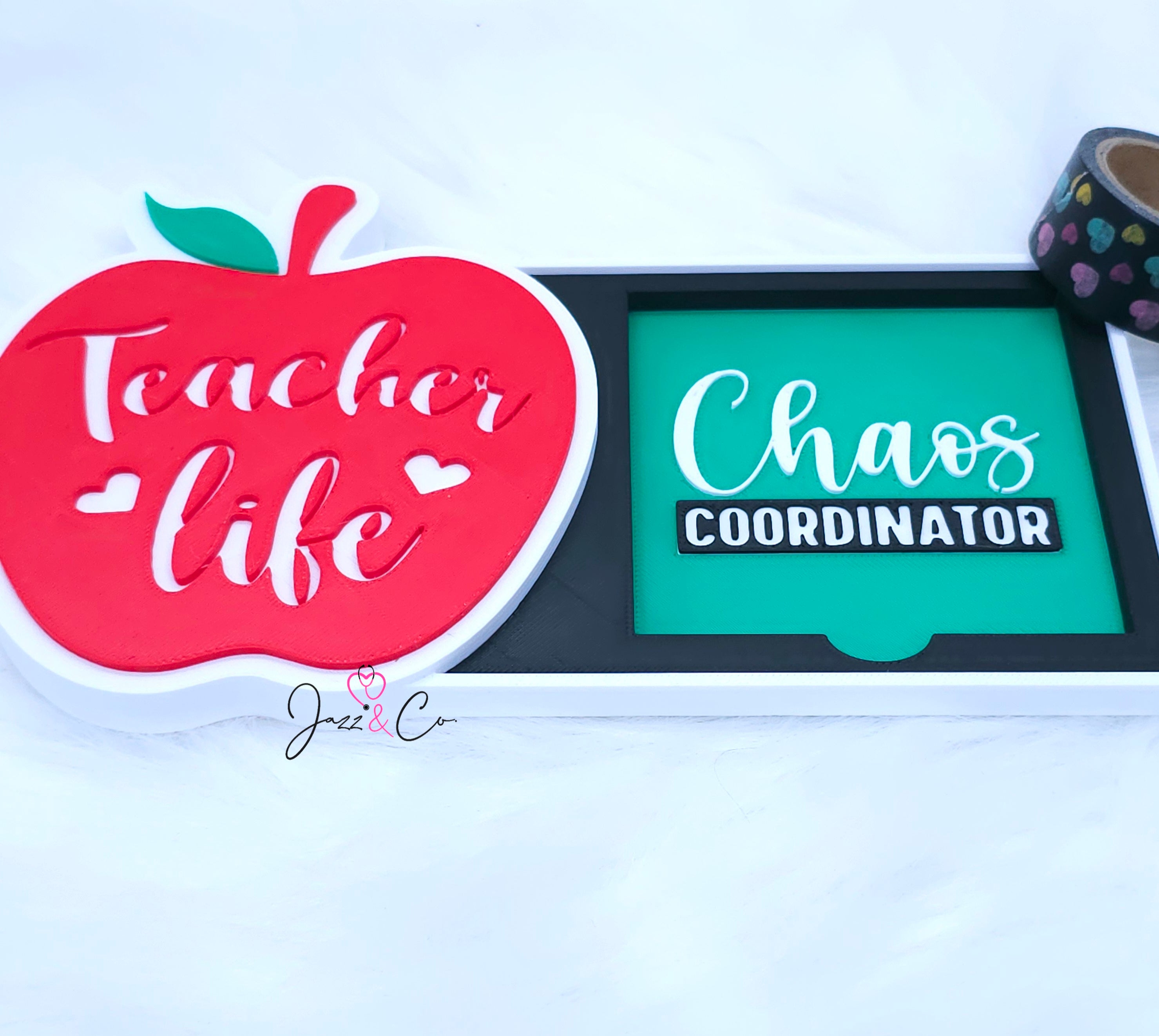 Teacher Sticky Note Holder