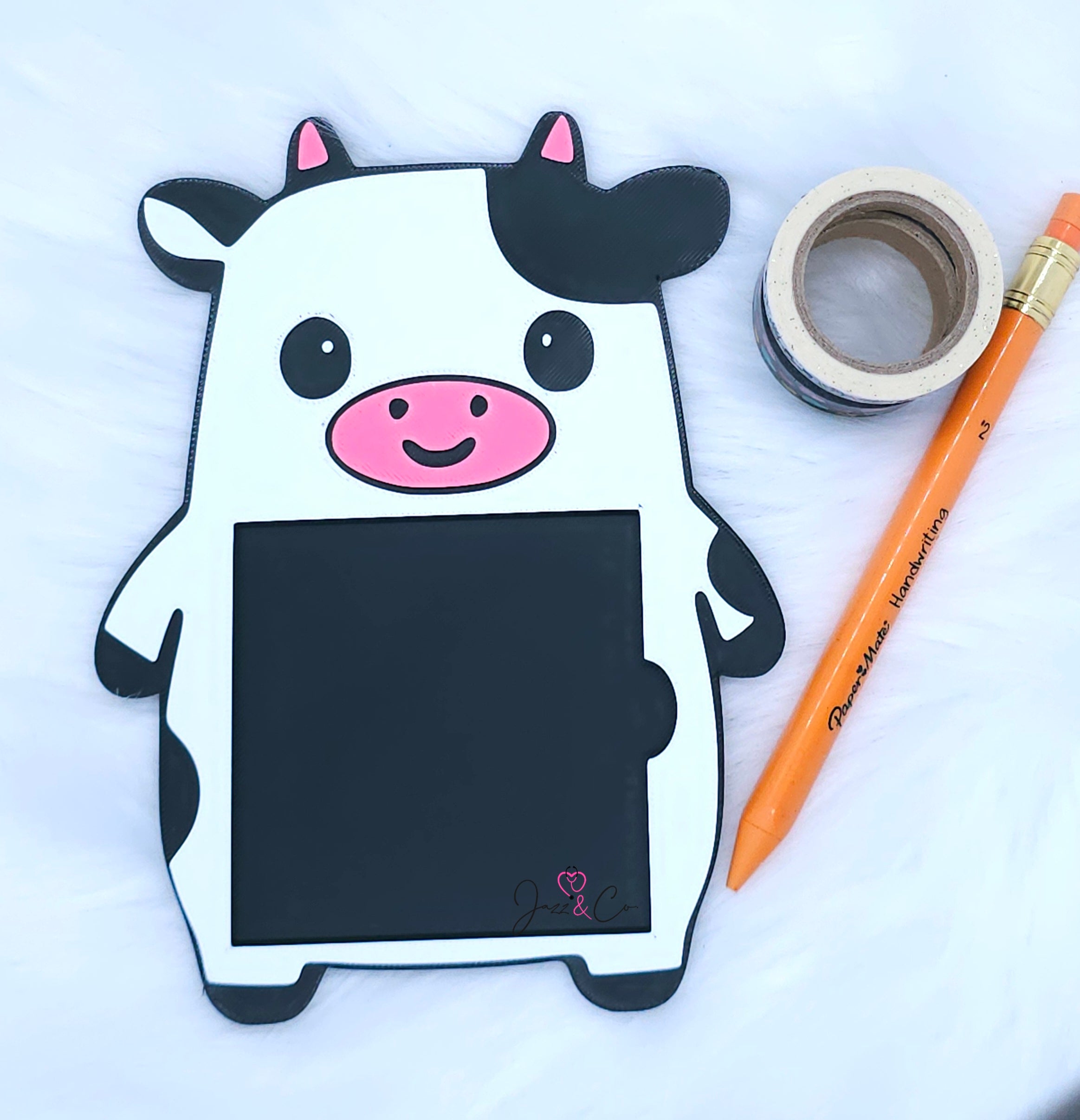 Cow Sticky Note Holder