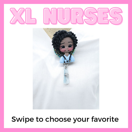 XL Nurse Badge Reel