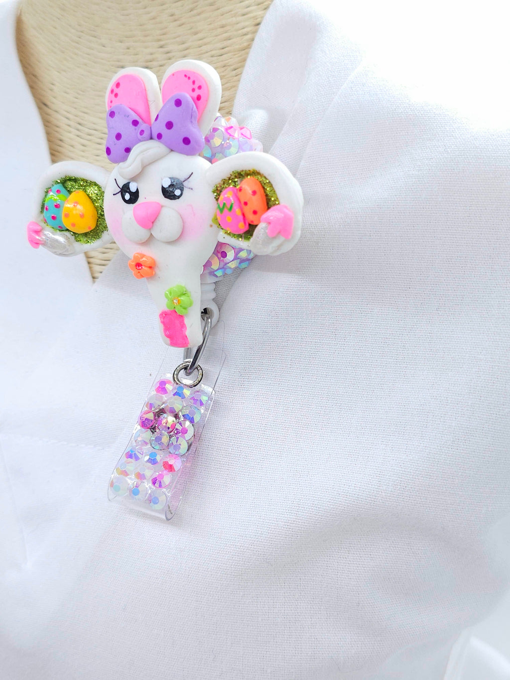 Bunny Uterus Badge Reel