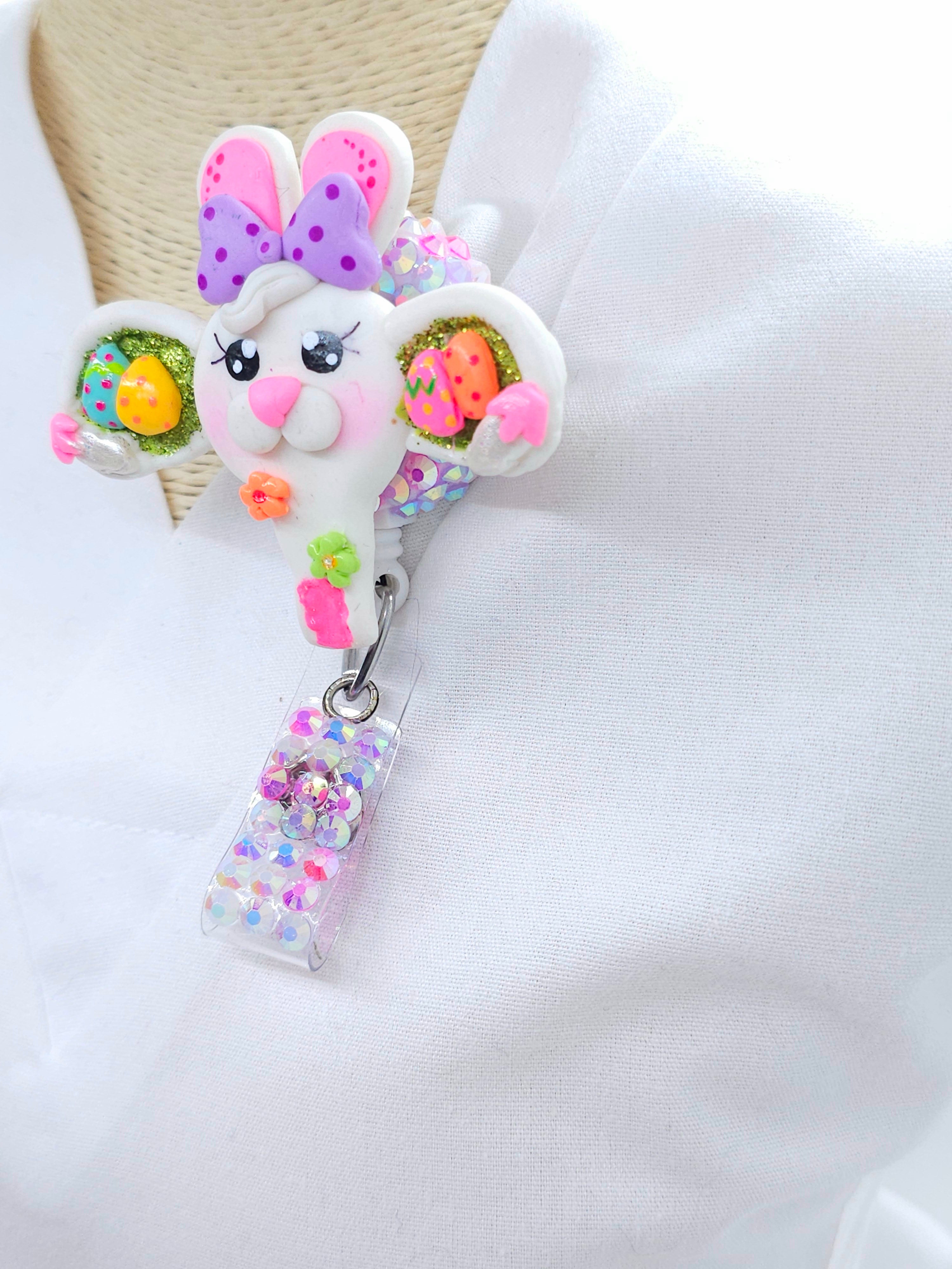 Bunny Uterus Badge Reel