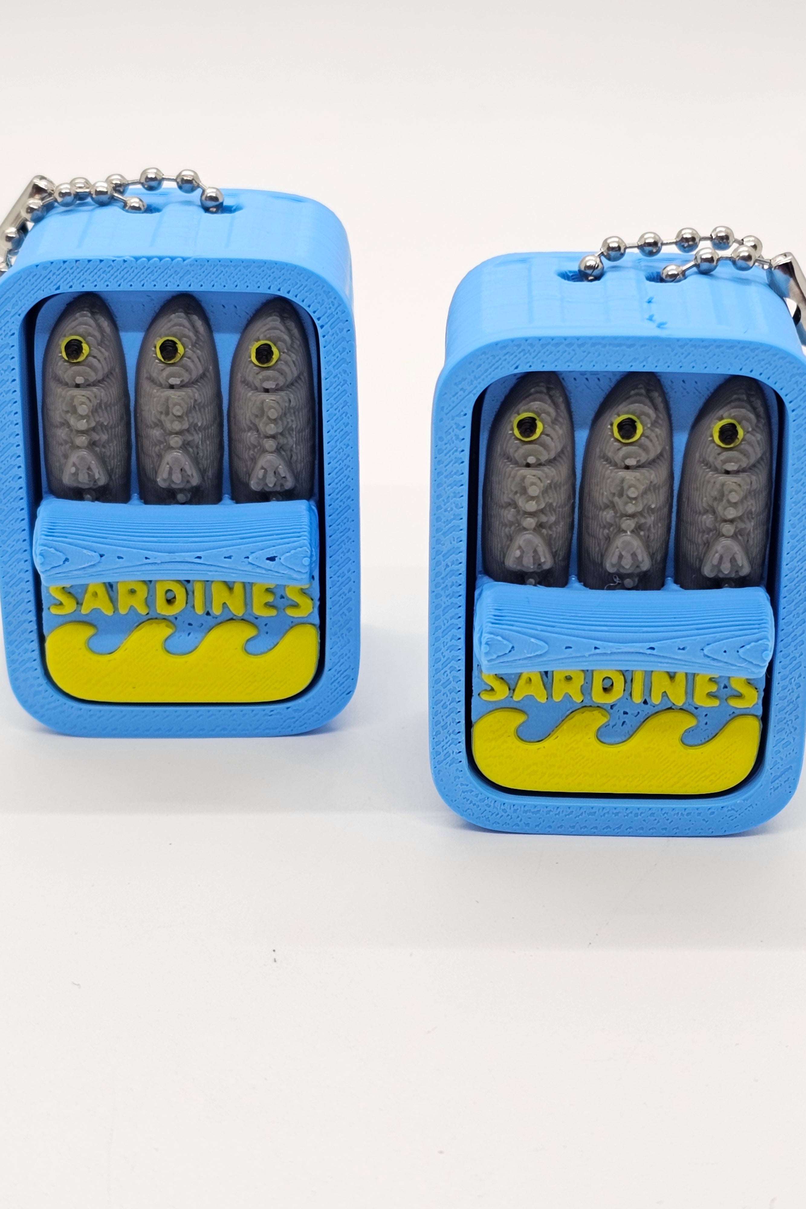 3D Printed Sardine Can Fidget Clicker