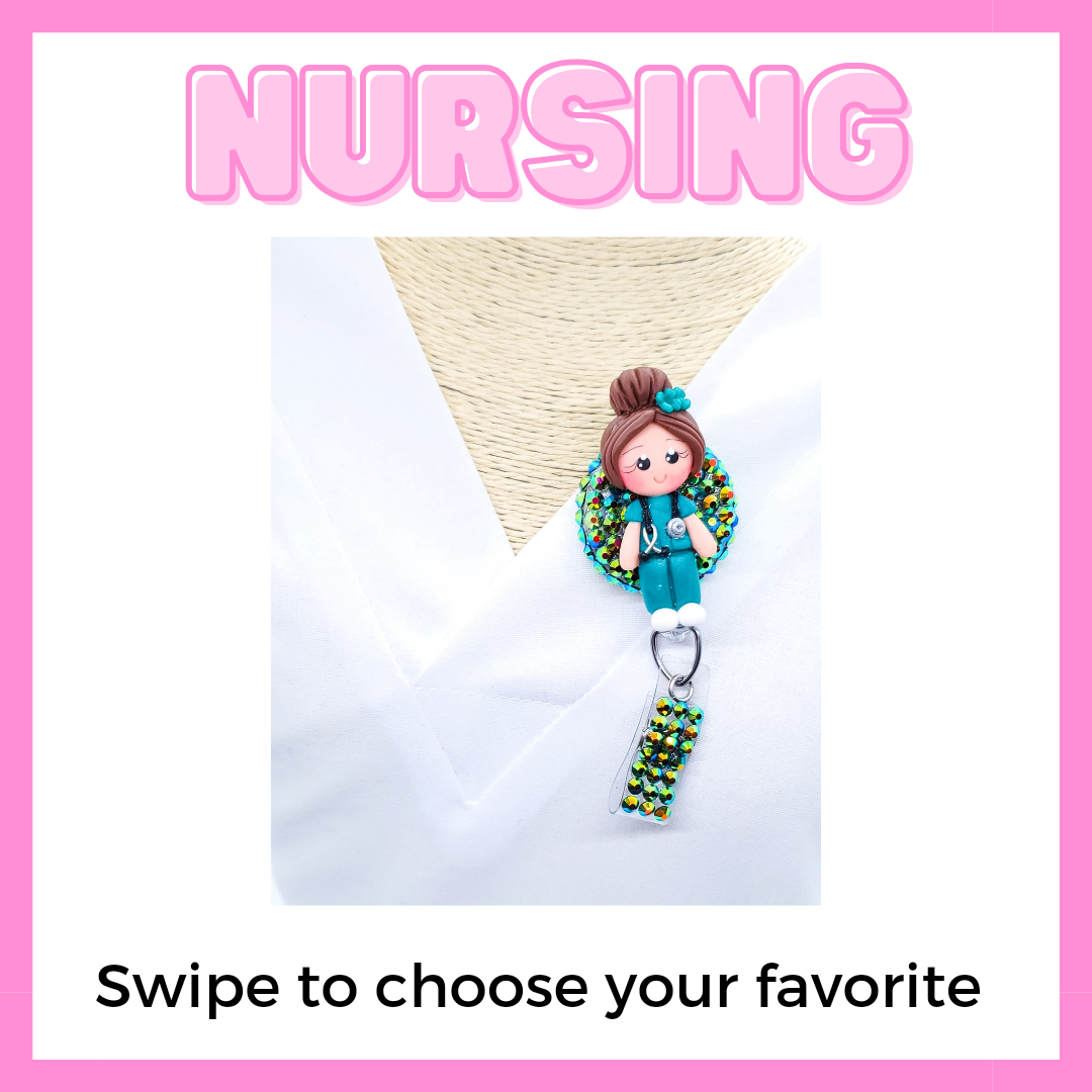 Nursing Badge Reel