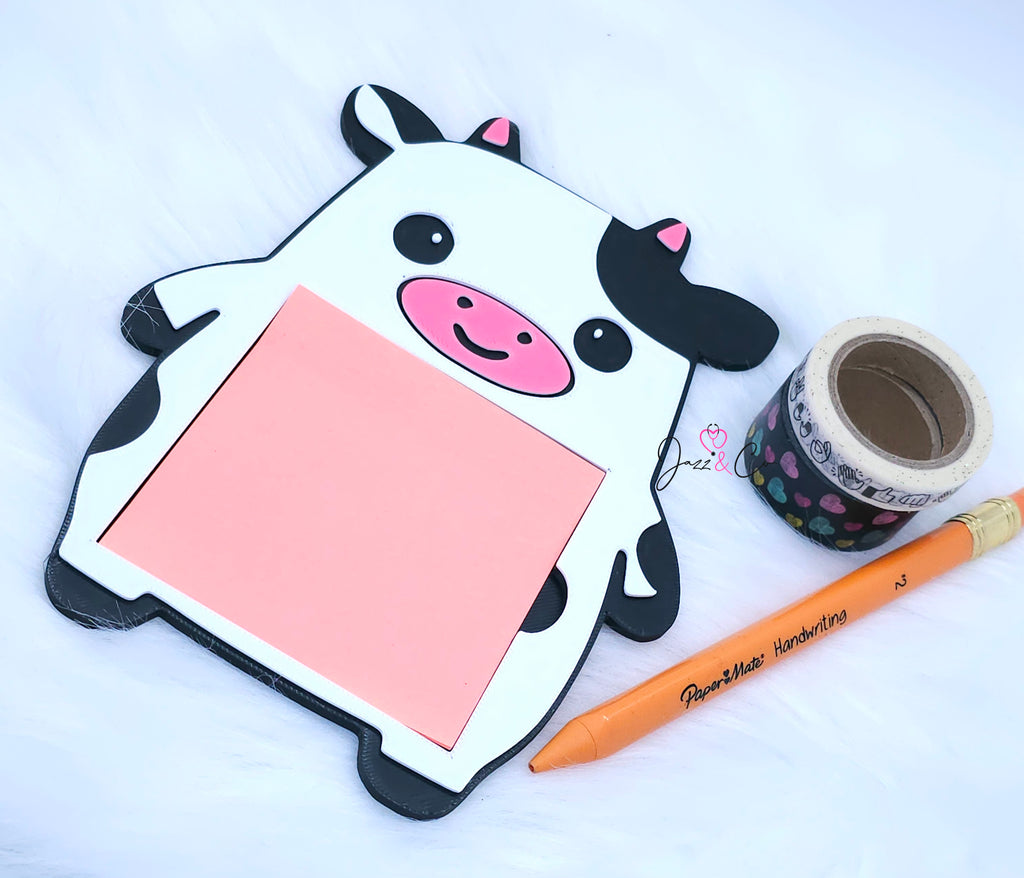 Cow Sticky Note Holder