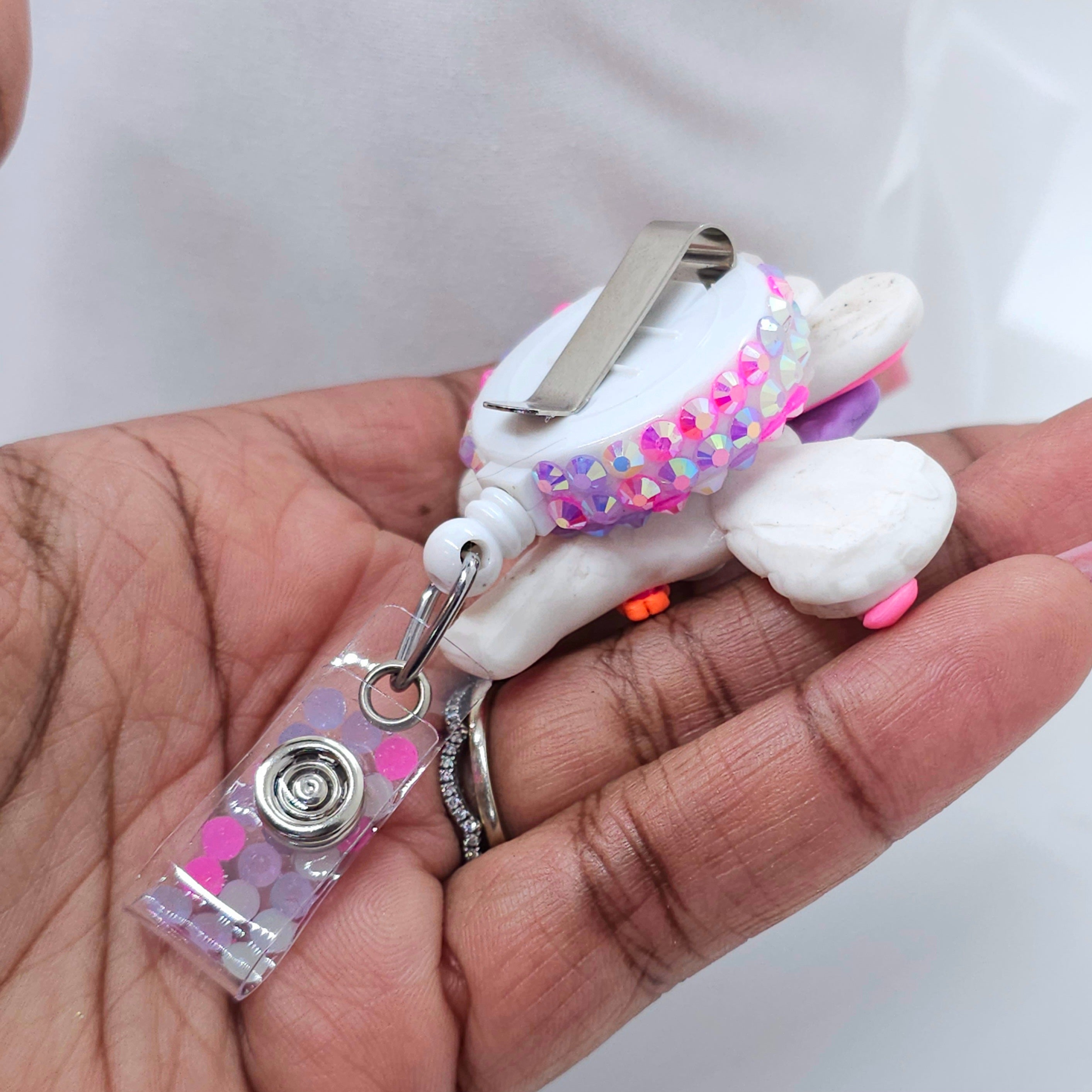 Bunny Uterus Badge Reel