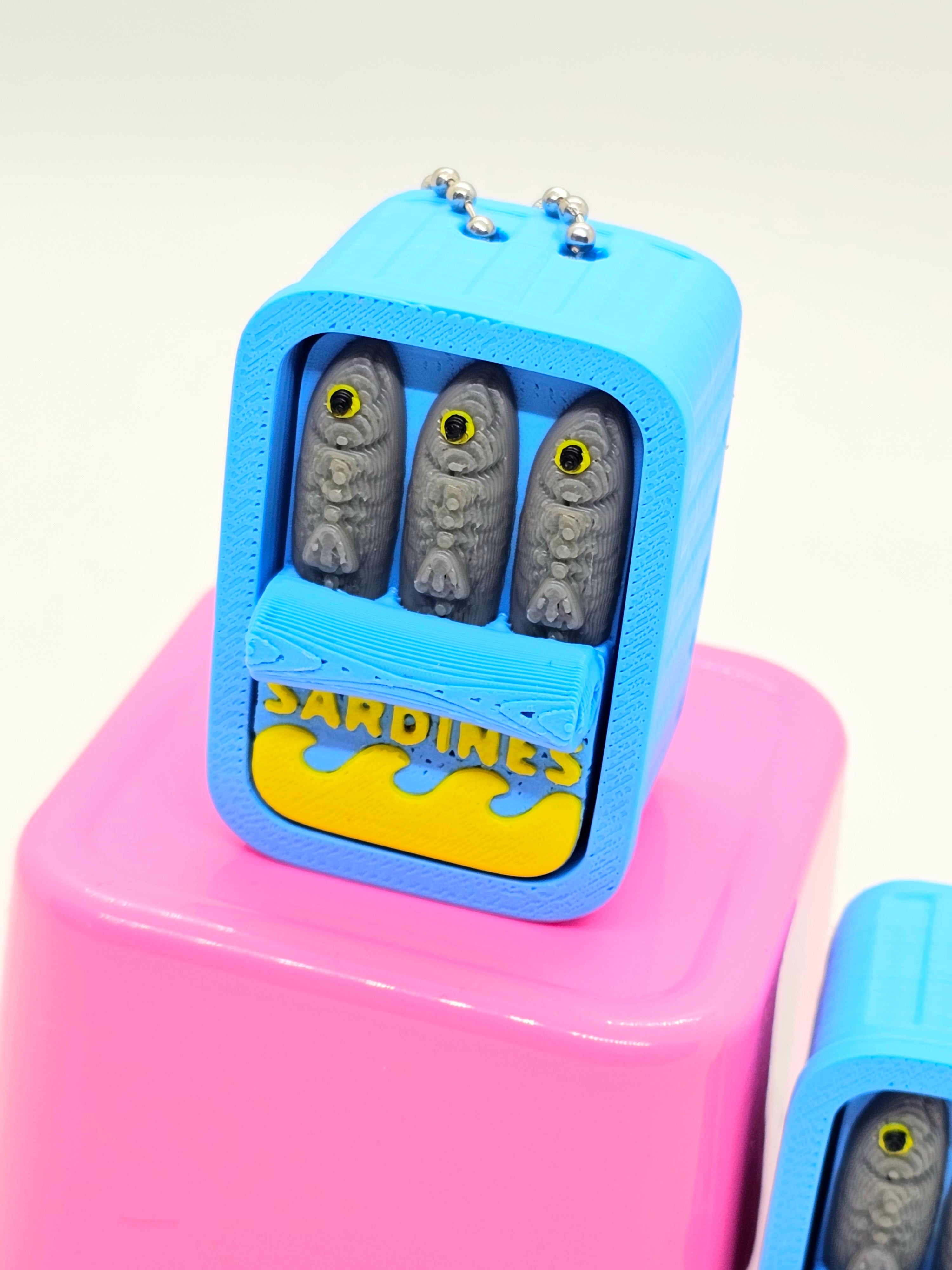 3D Printed Sardine Can Fidget Clicker