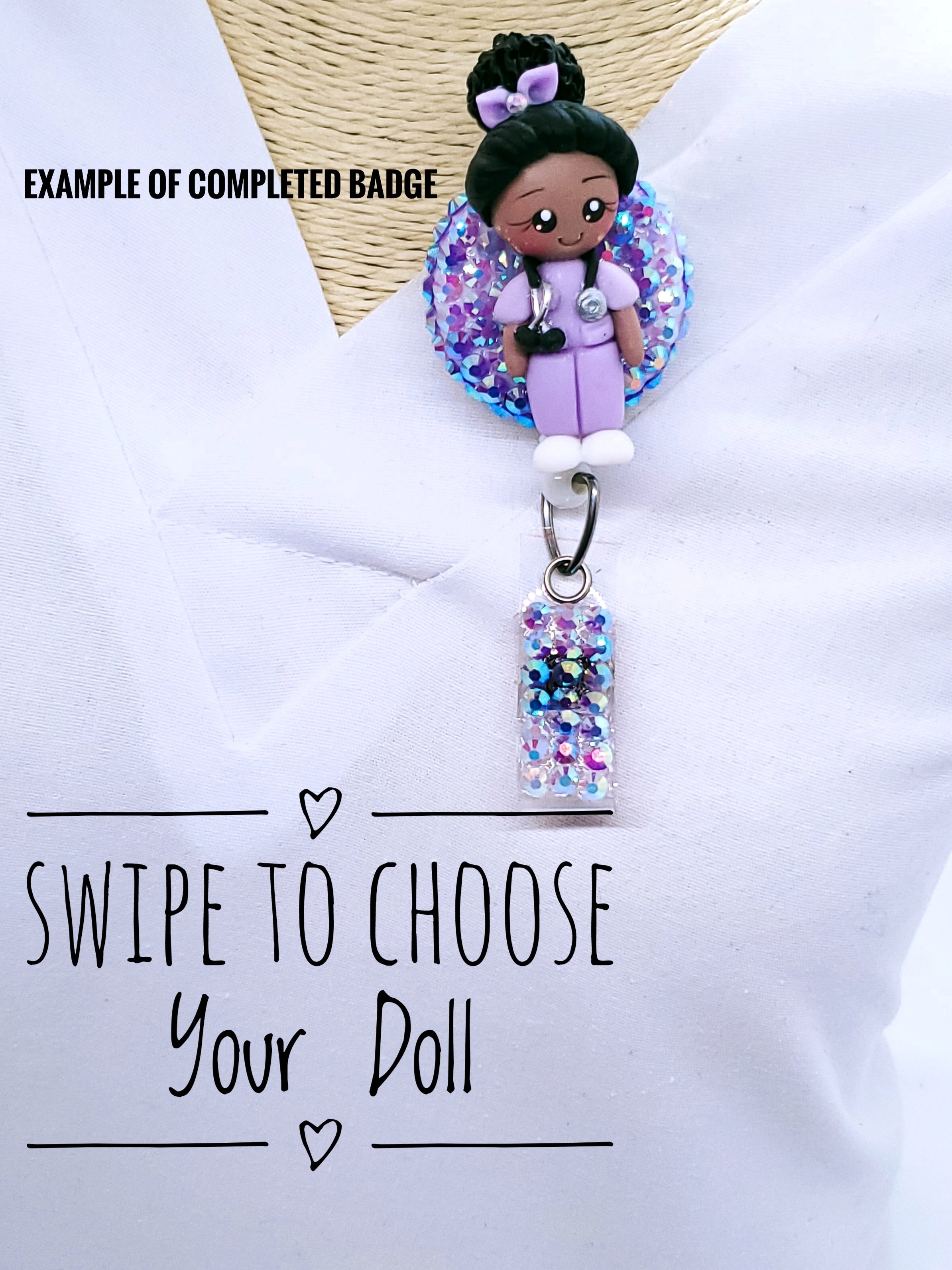 Nurse ID Badge Reel - Healthcare Worker ID Badge