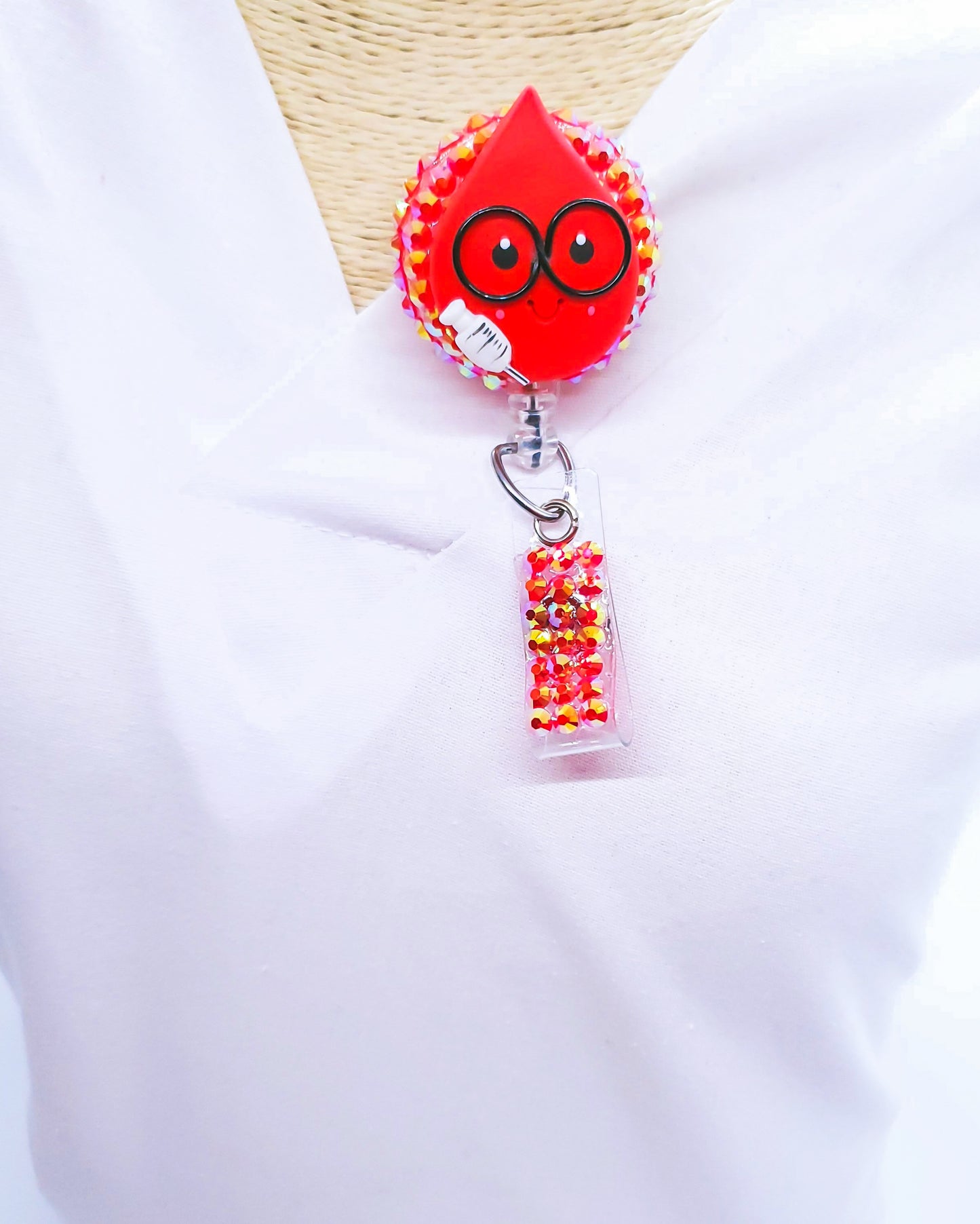 Blood Drop Badge Reel