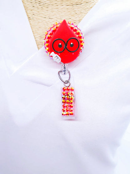 Blood Drop Badge Reel